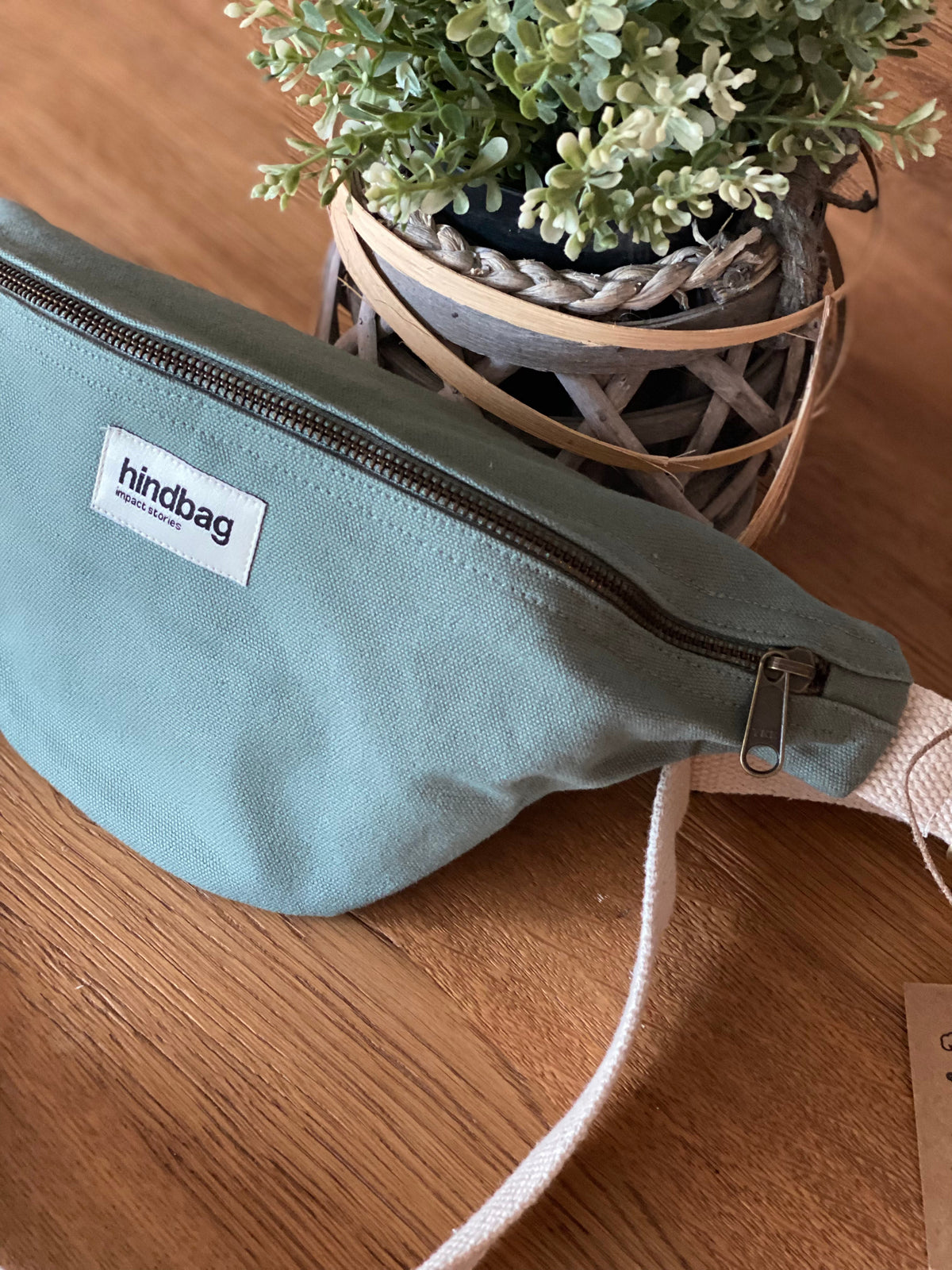 HINDBAG OLIVIA - Sac banane Vert sauge