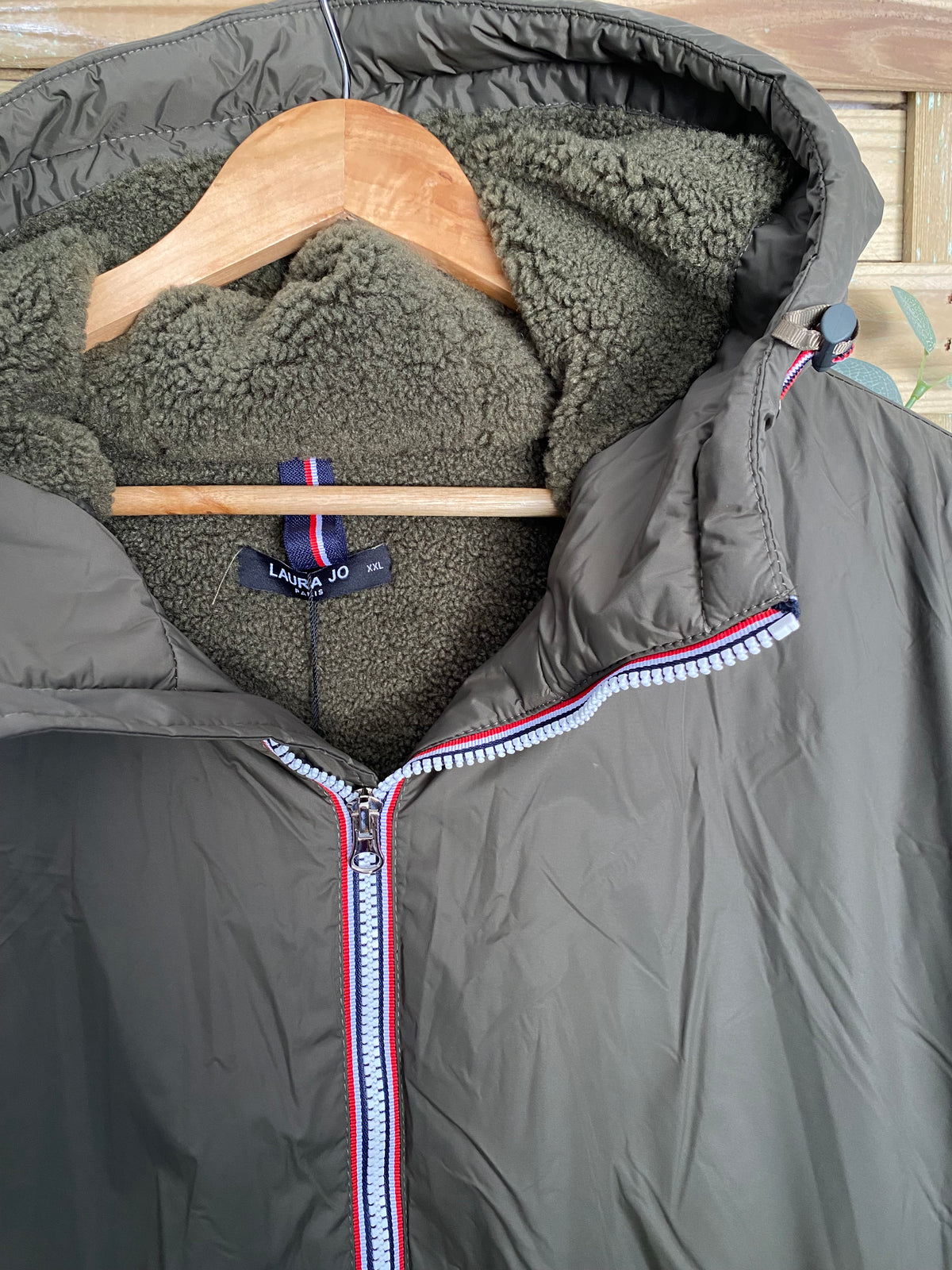 LAURA JO - Parka Imperméable Homme LOUIS* LONG sherpa Kaki
