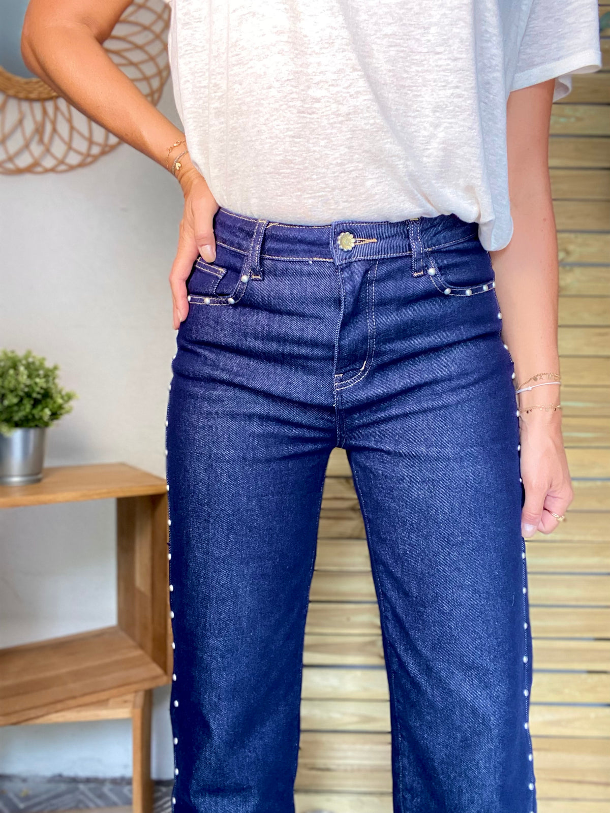 Pantalon Jean brut droit OSCAR - FIN DE SÉRIE