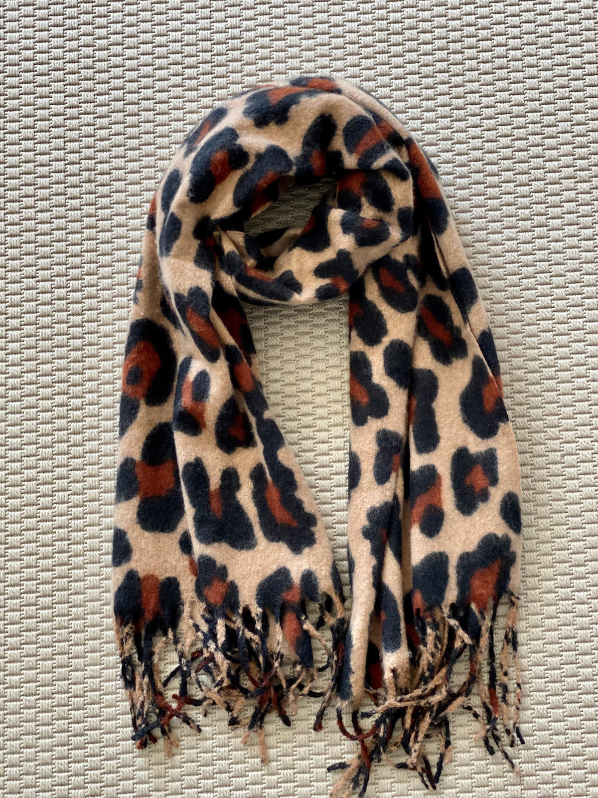 Écharpe douce MARTINE - Léo Beige 🐆