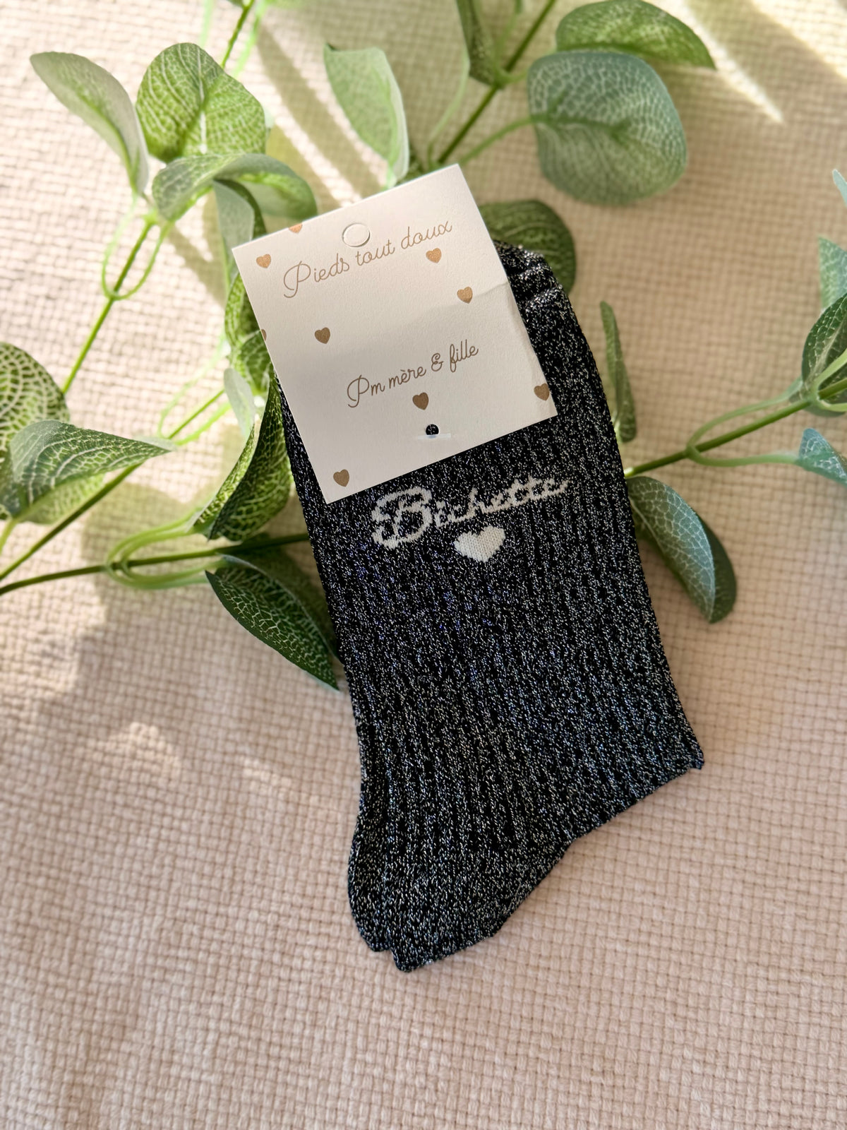 Chaussettes scintillantes glitter ZIA - Bichette • FIN DE SÉRIE