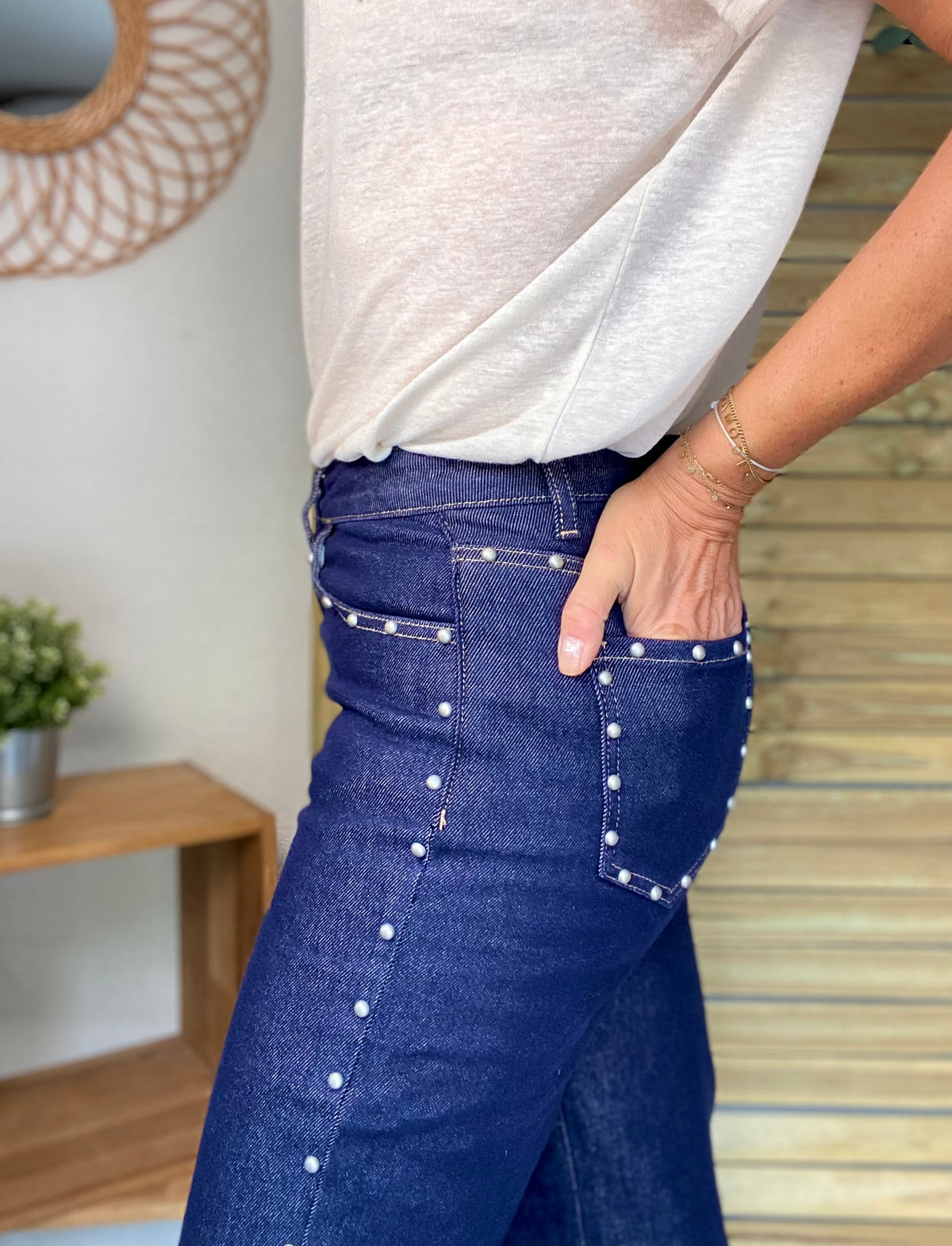 Pantalon Jean brut droit OSCAR - FIN DE SÉRIE