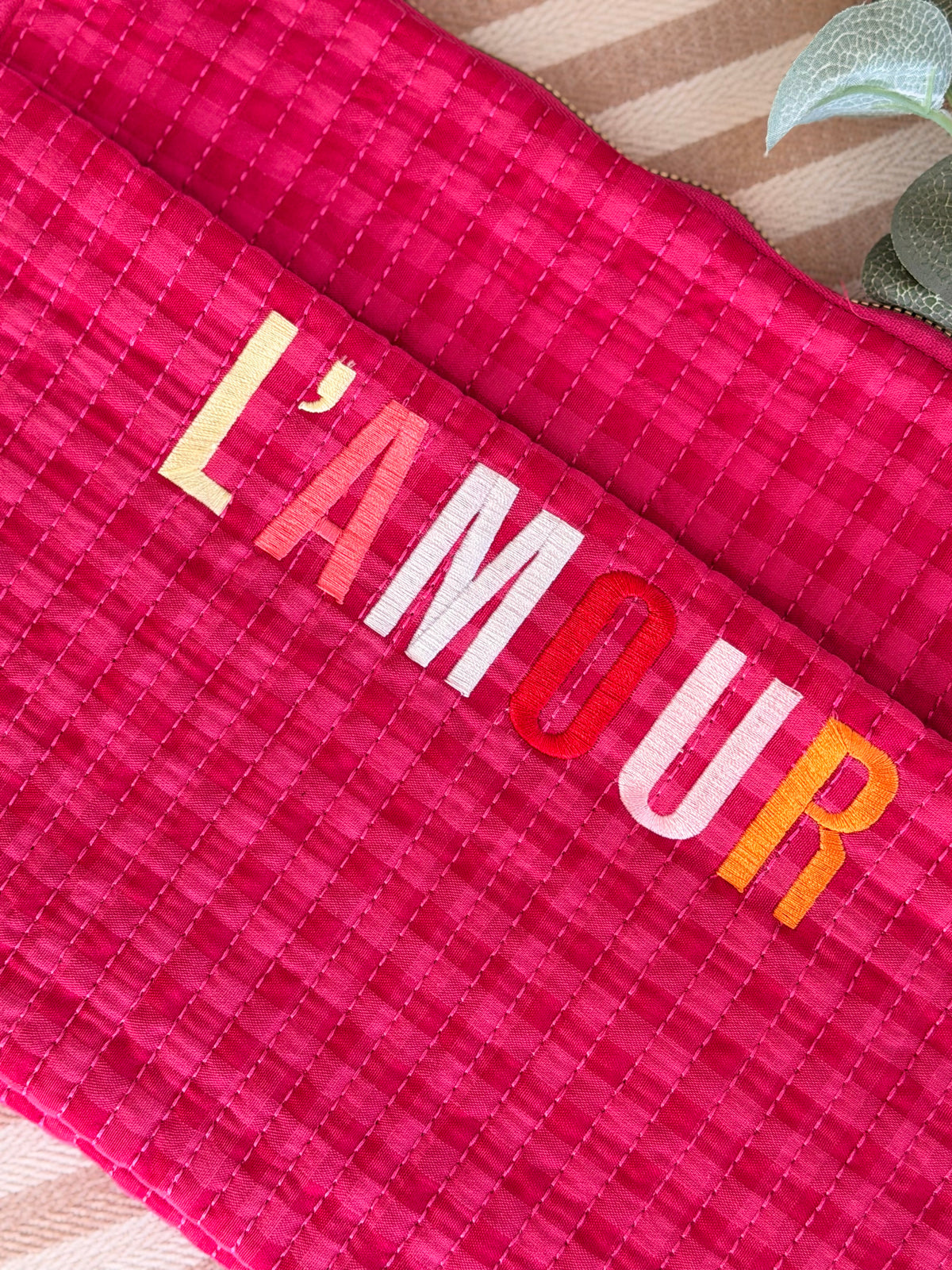 Pochette matelassée pour ordinateur 13´ L’AMOUR