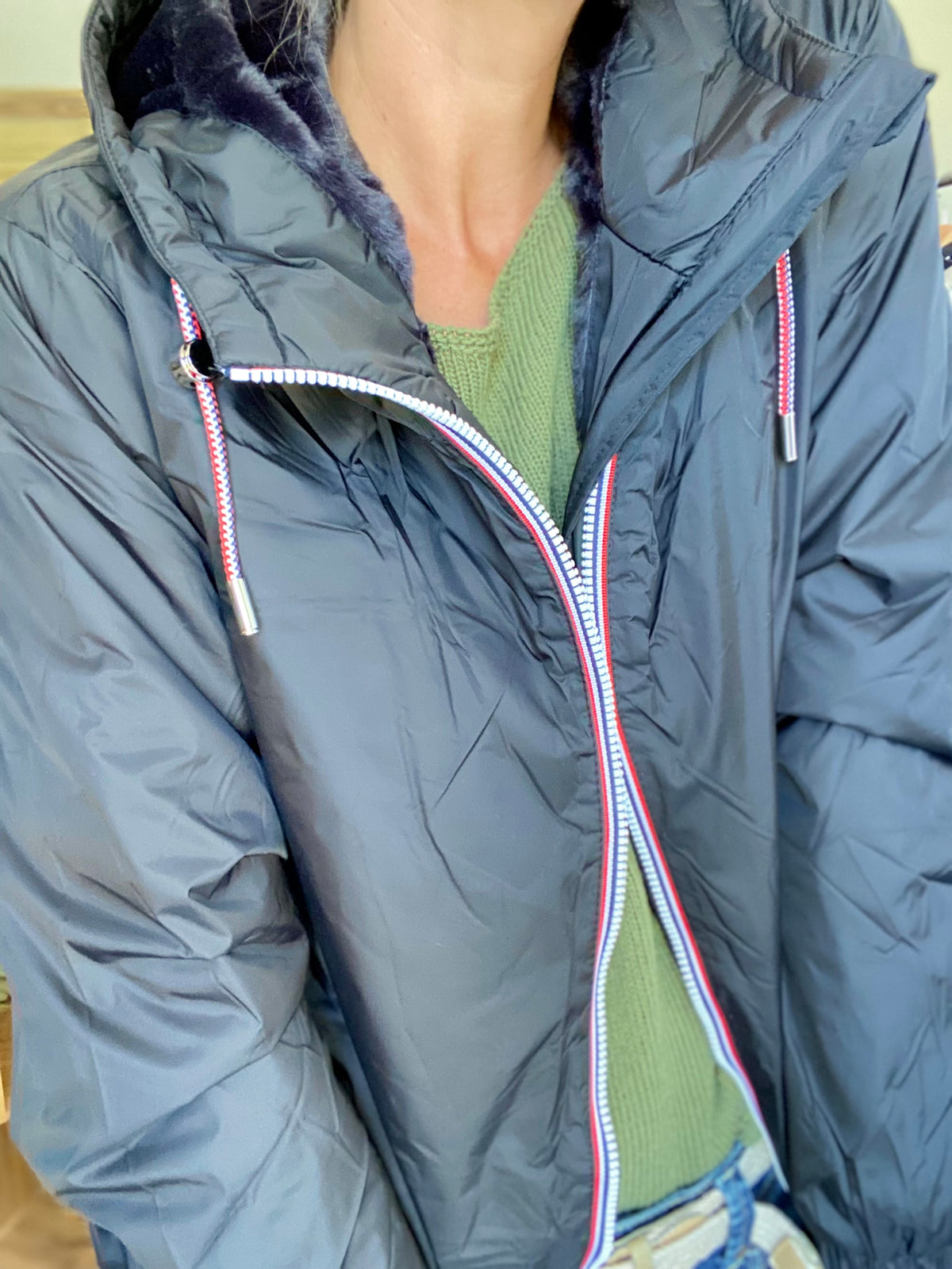 LAURA JO - Parka Imperméable THELMA LONG fourrée - Noir