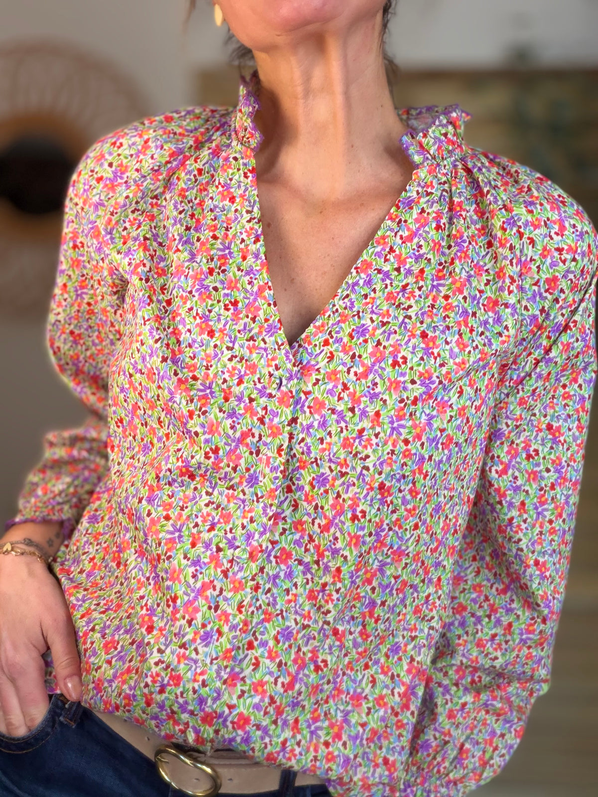 Chemise Liberty FLORA - FIN DE SÉRIE