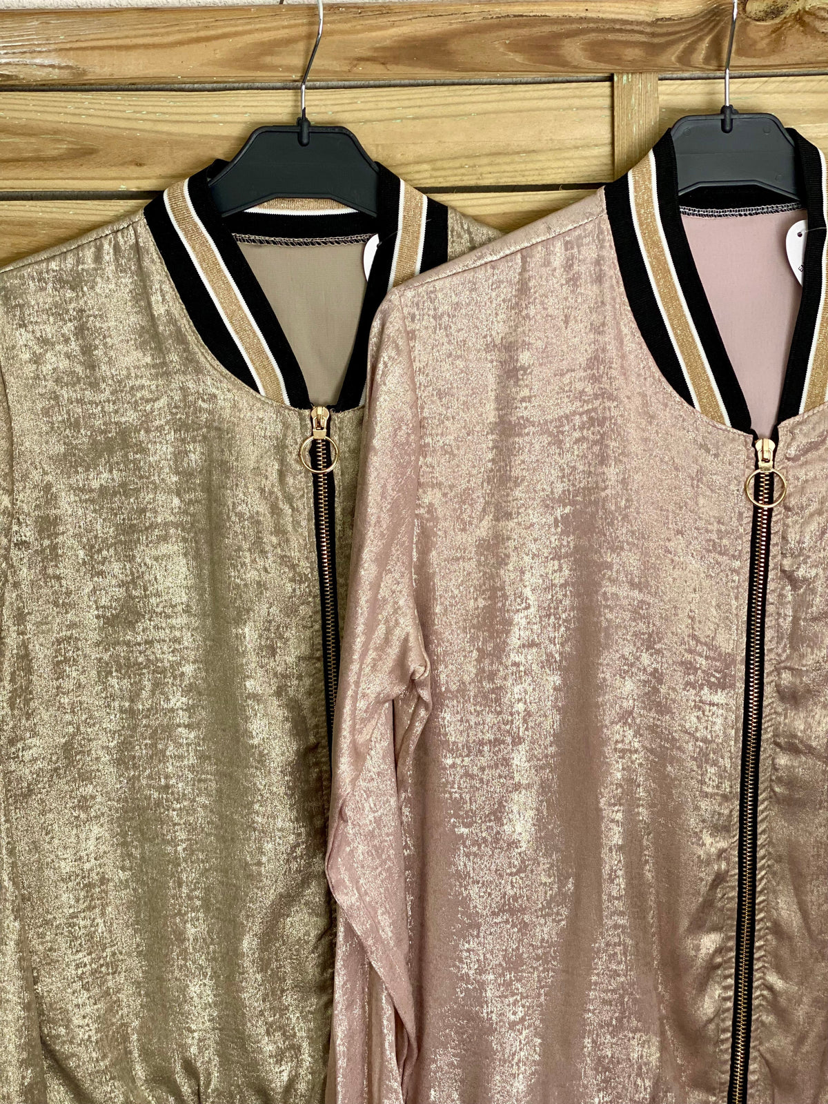 Veste bombers léger EMILY - Doré