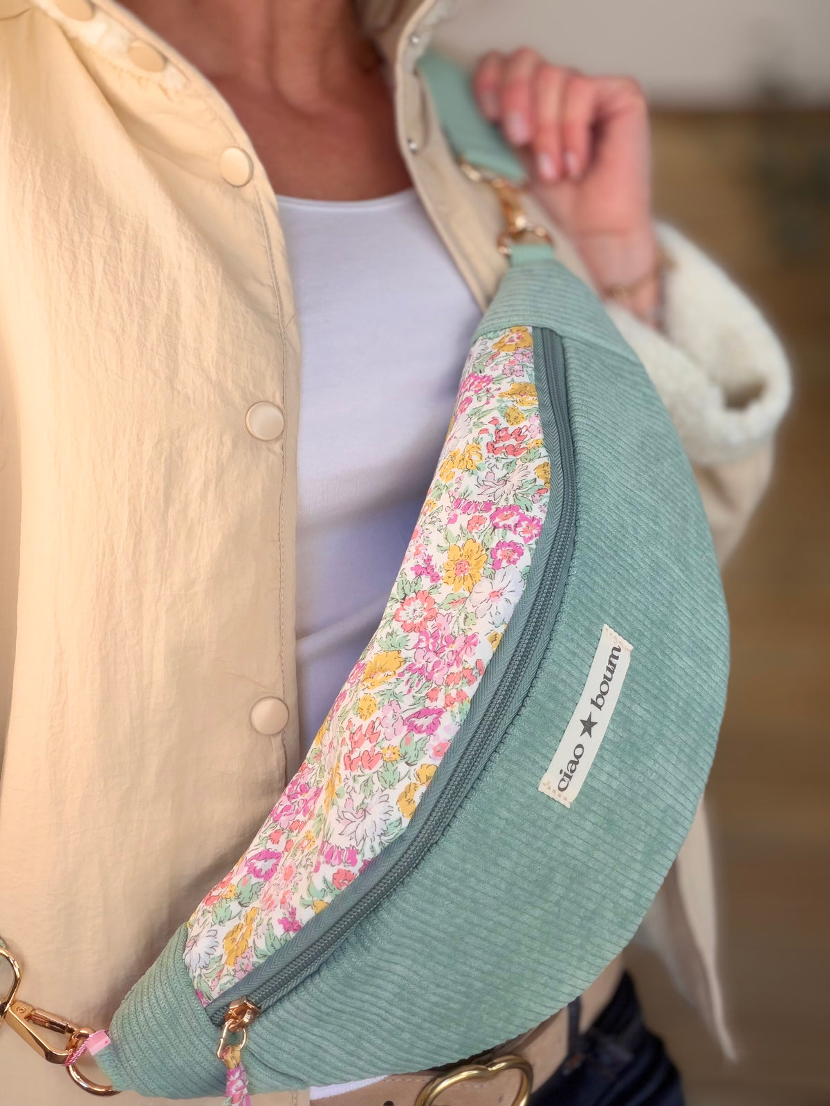 Sac banane Ciao Boum - IVY Liberty - Vert d’eau
