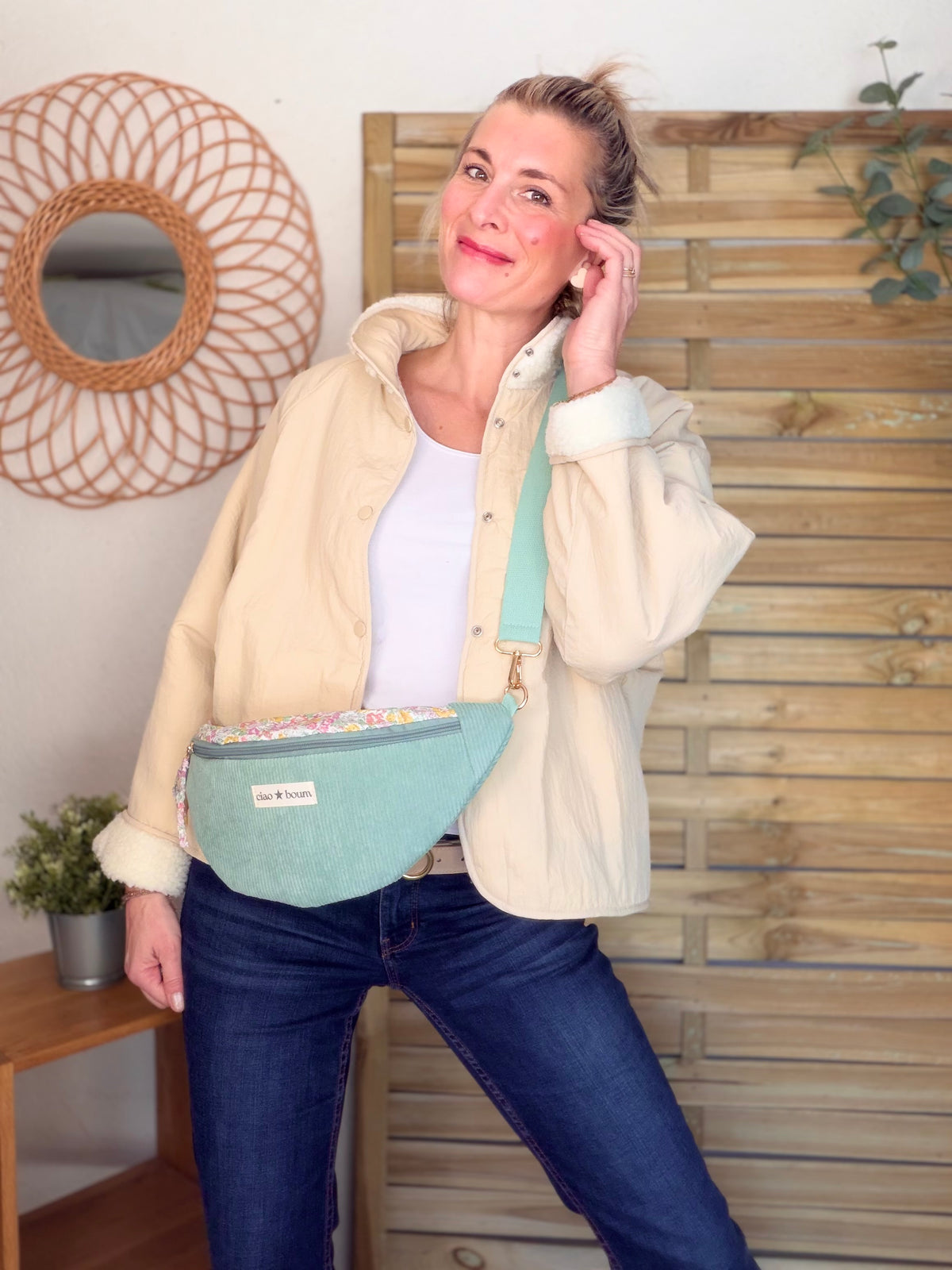 Sac banane Ciao Boum - IVY Liberty - Vert d’eau