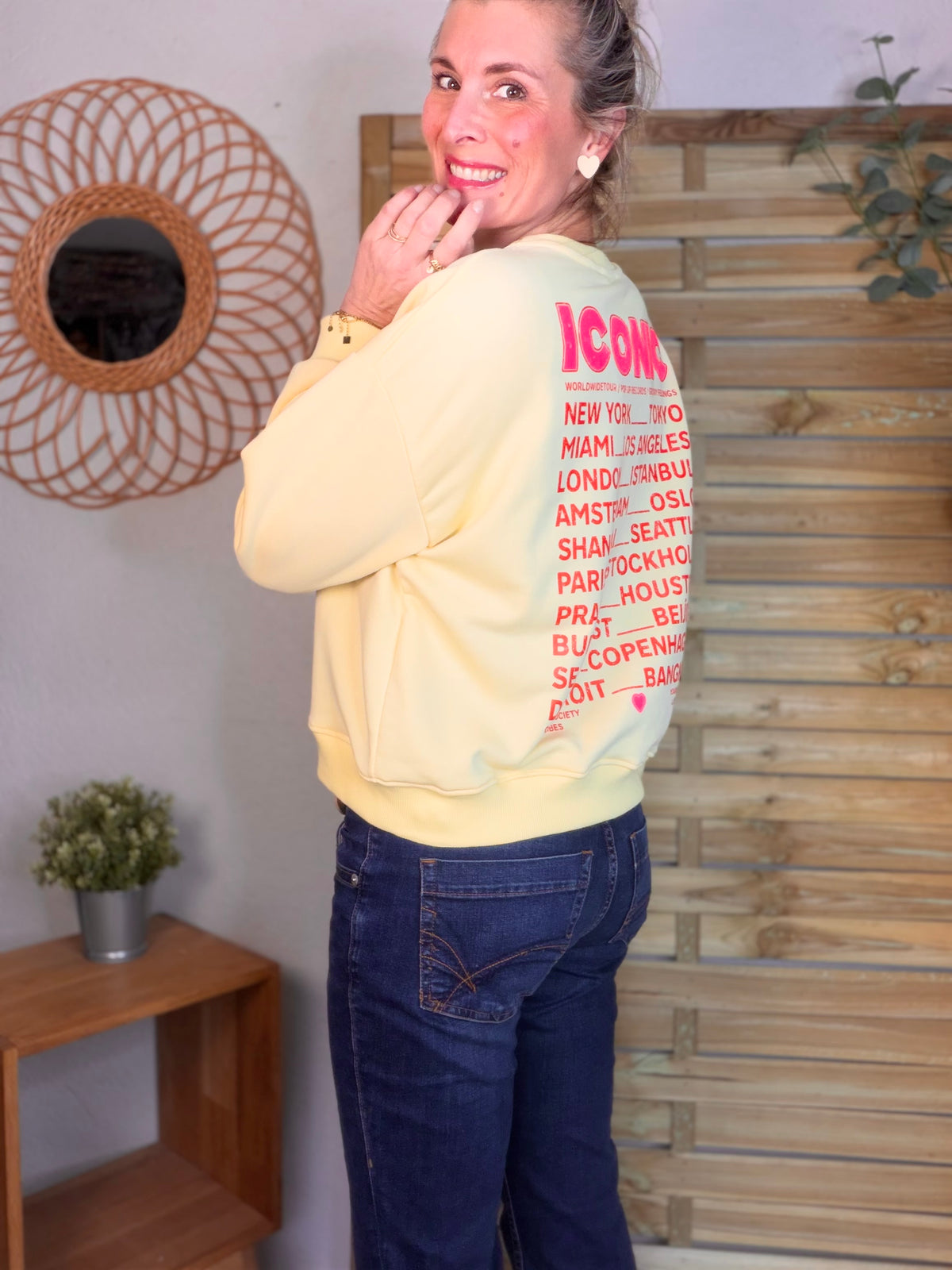 Sweat ICONIC COLINE - Jaune