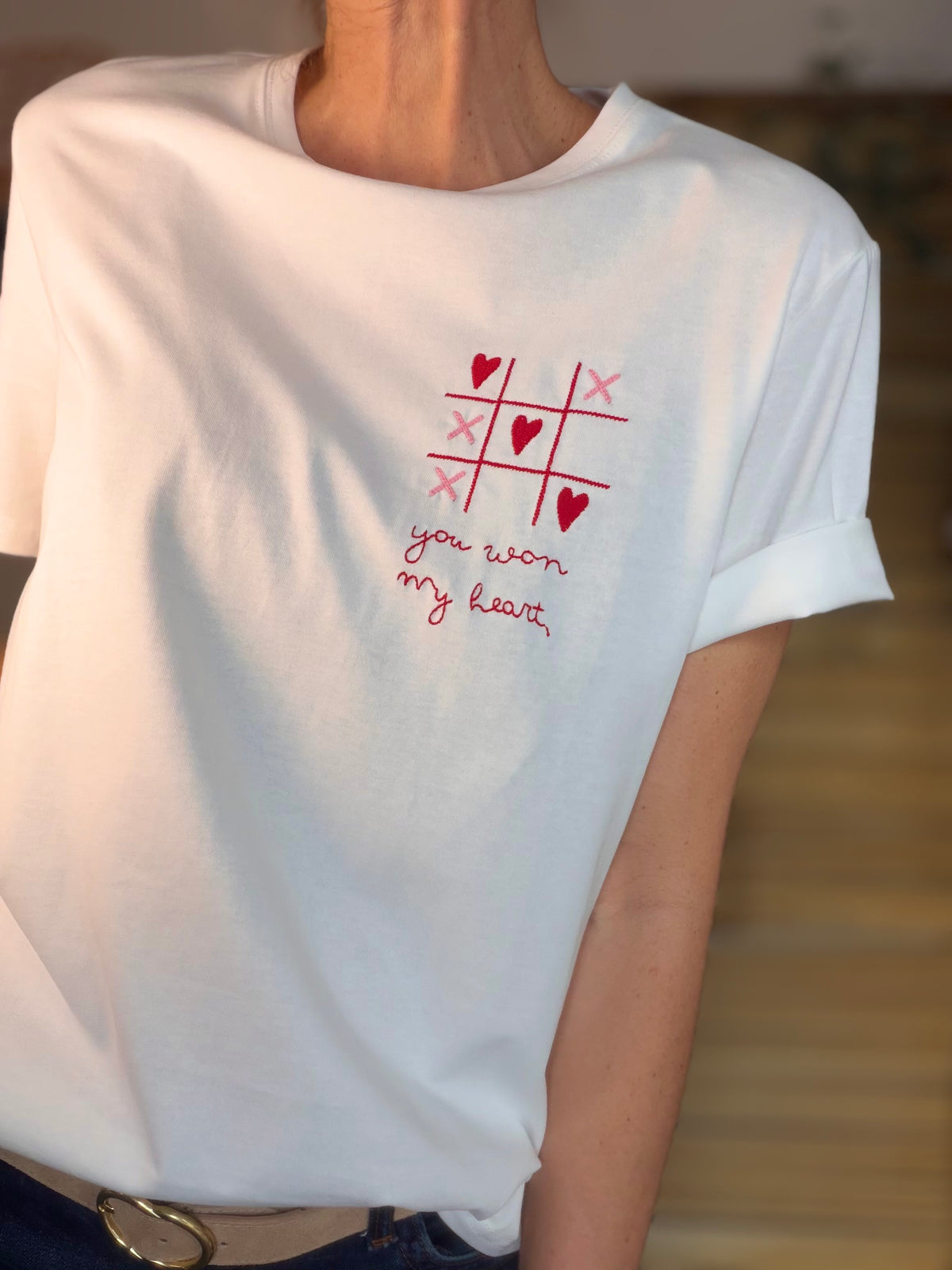 Tee shirt YOU WON MY HEART - MORAG