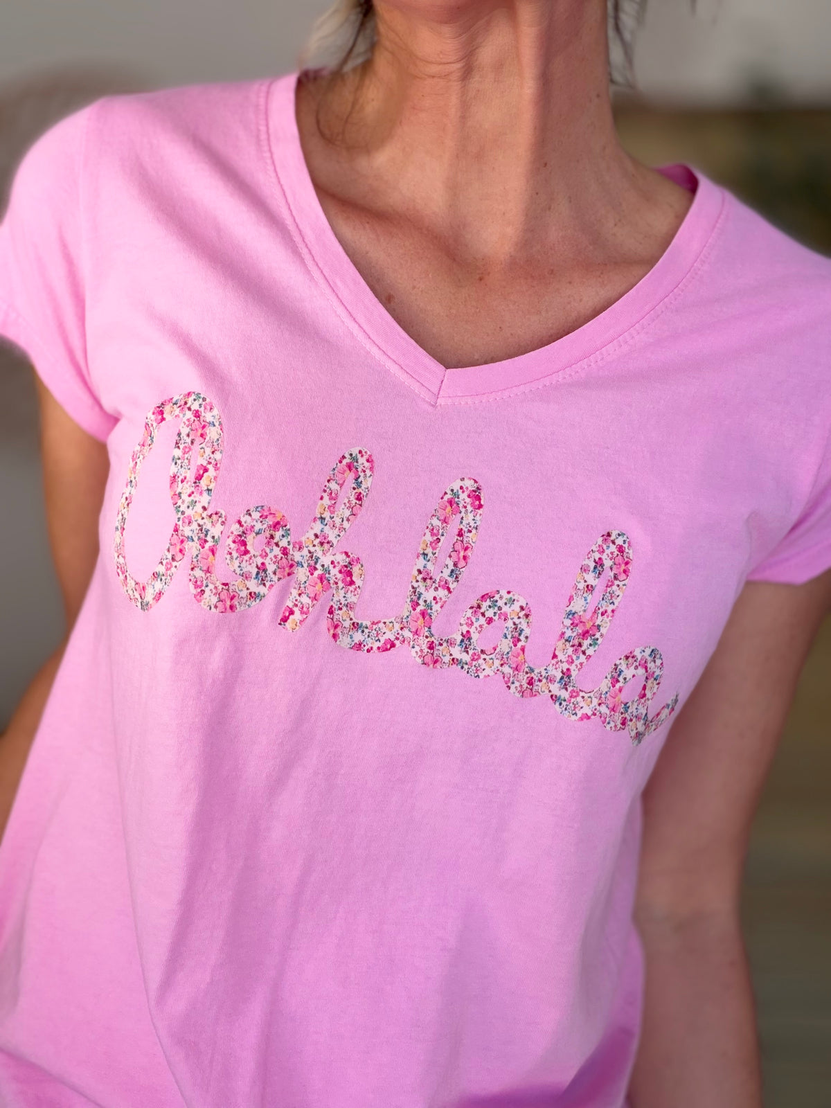 Tee shirt Ohlala Liberty VERA Rose - FIN DE SÉRIE
