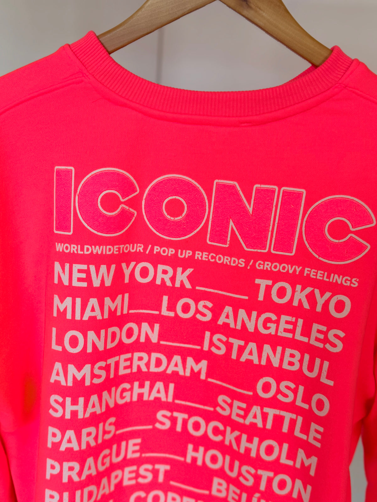Sweat ICONIC COLINE - Rose fluo