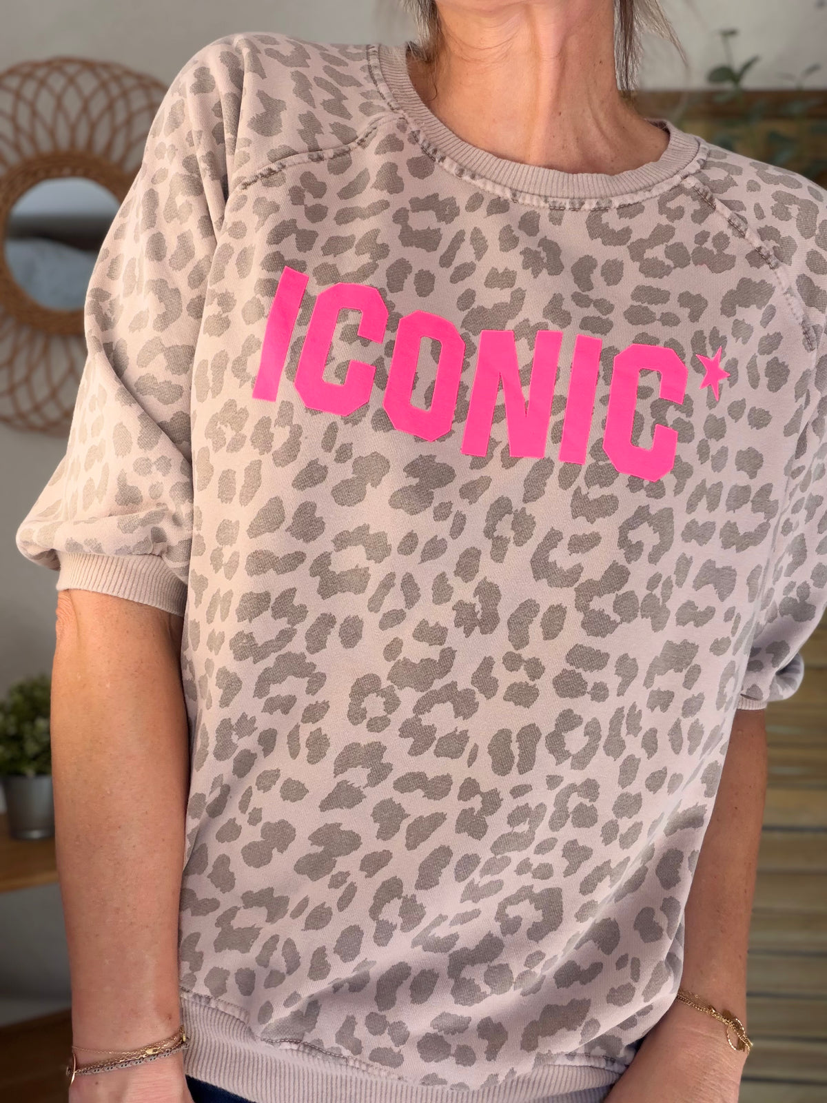 Sweat ICONIC Léo - ANGELA Beige