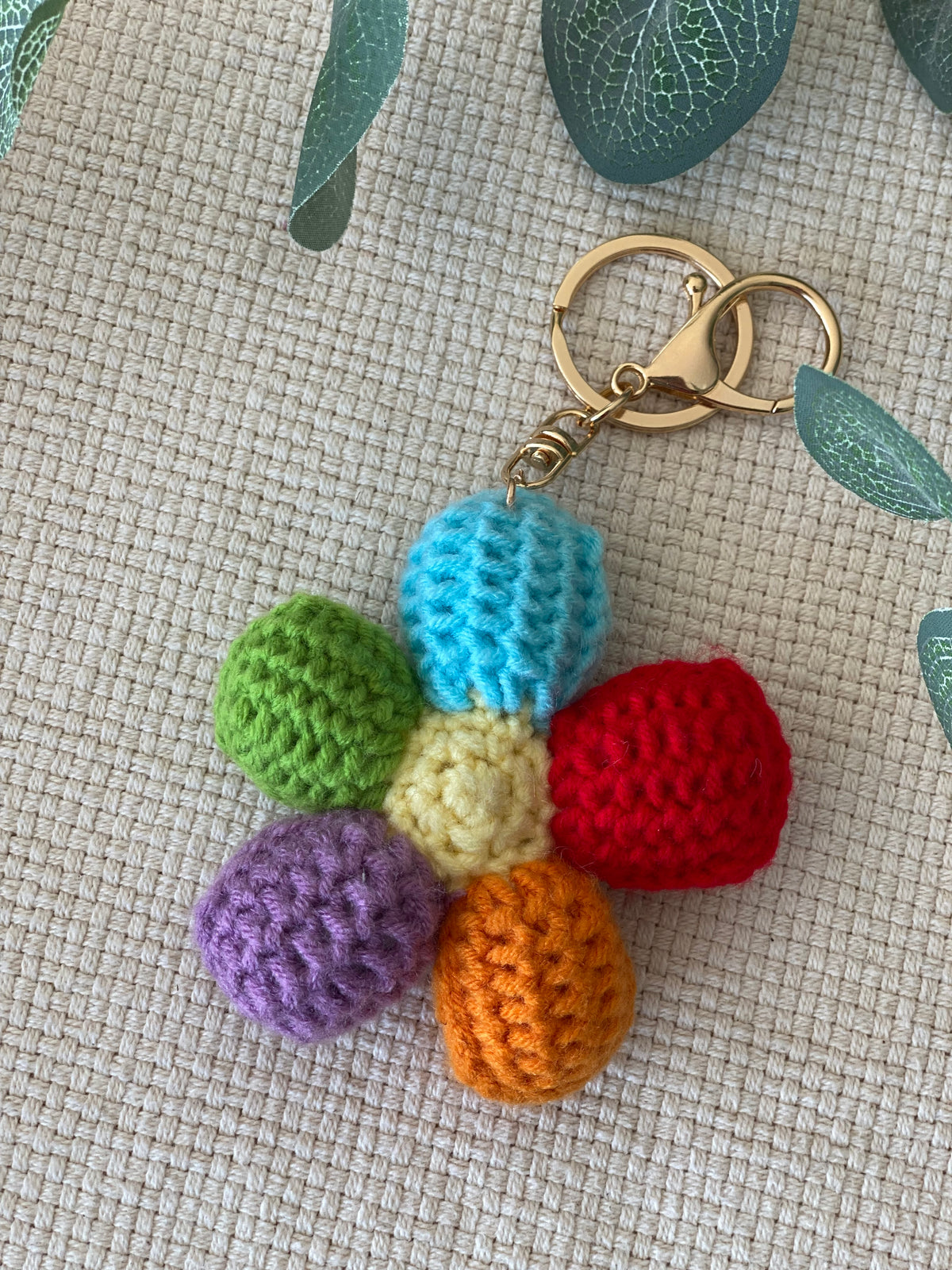 Porte-clefs Grigri en crochet ANATOLE
