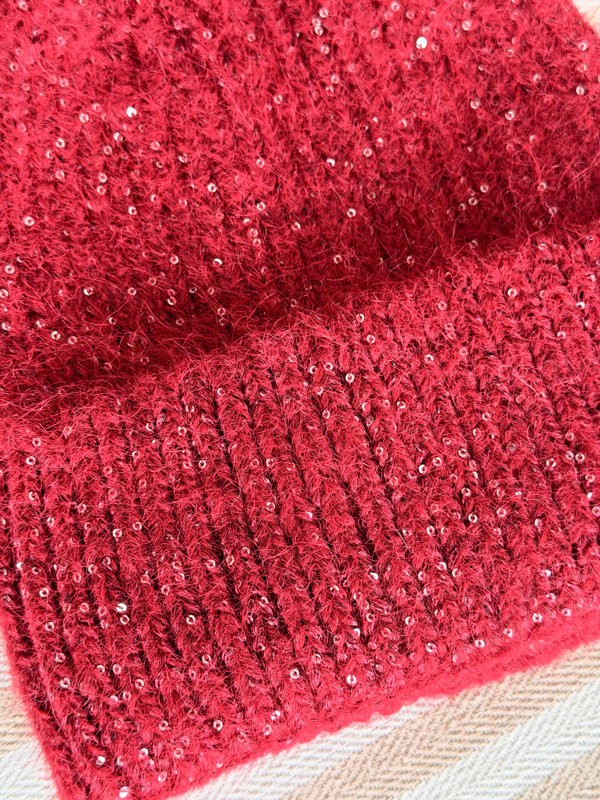 Bonnet en laine avec sequins ÉLOI - FIN DE SÉRIE