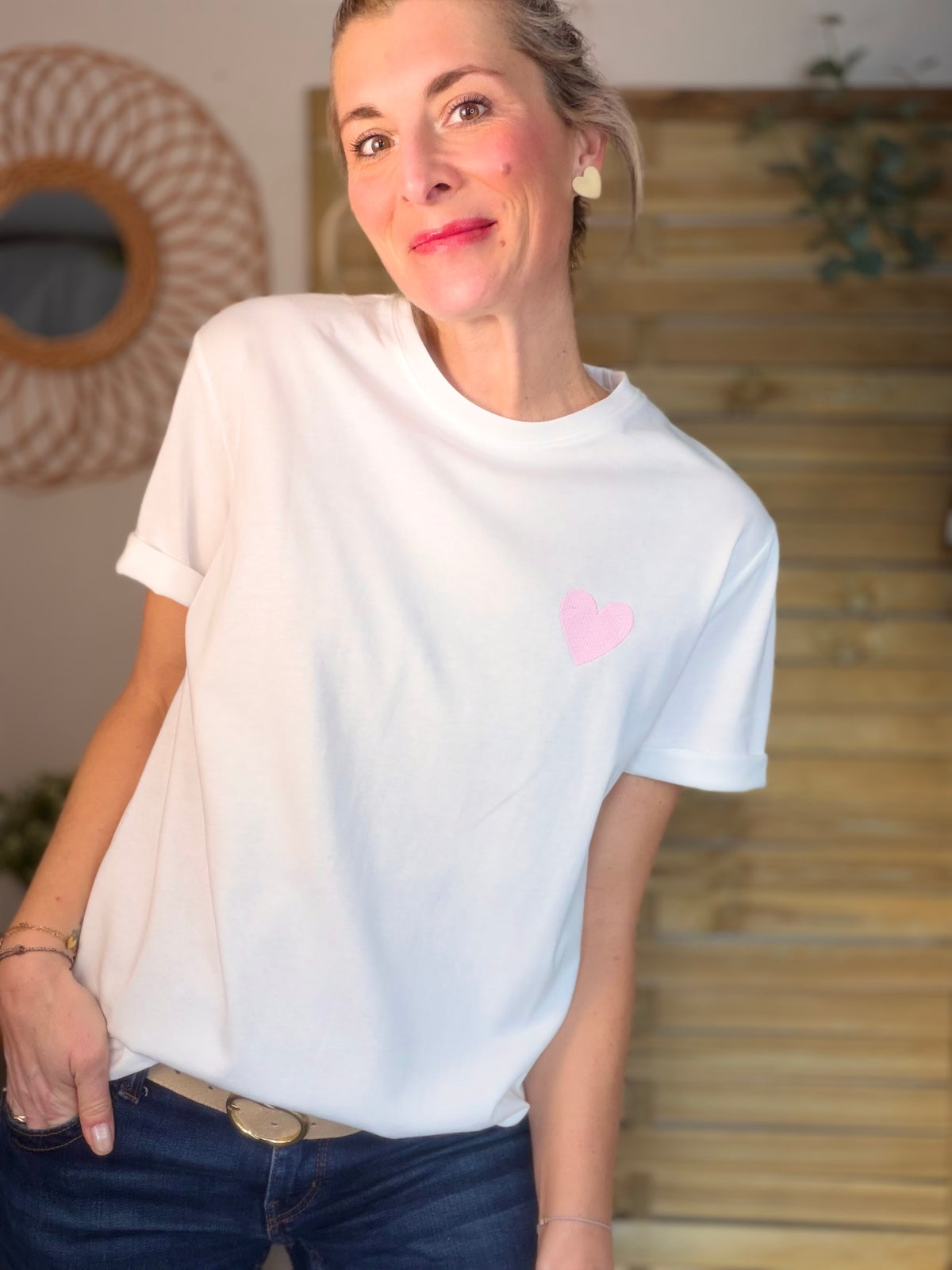 Tee shirt I HOPE SOMETHING GOOD HAPPENS TO YOU TODAY - MORAG - FIN DE SÉRIE
