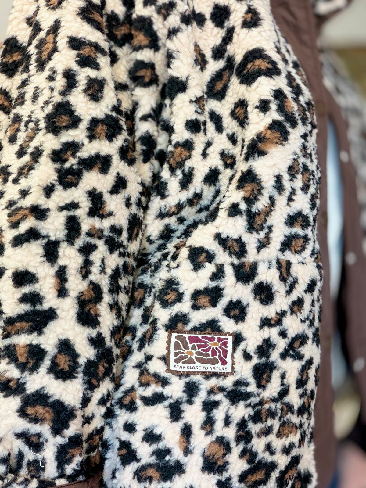 Veste matelassée réversible Sherpa AMÉLIE Choco / Léo