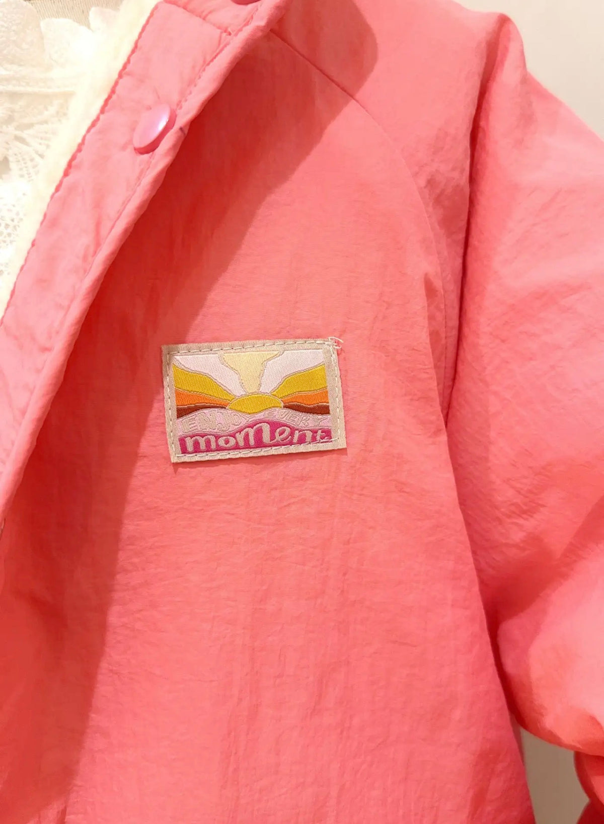 Veste matelassée réversible Sherpa AMÉLIE Rose - FIN DE SÉRIE