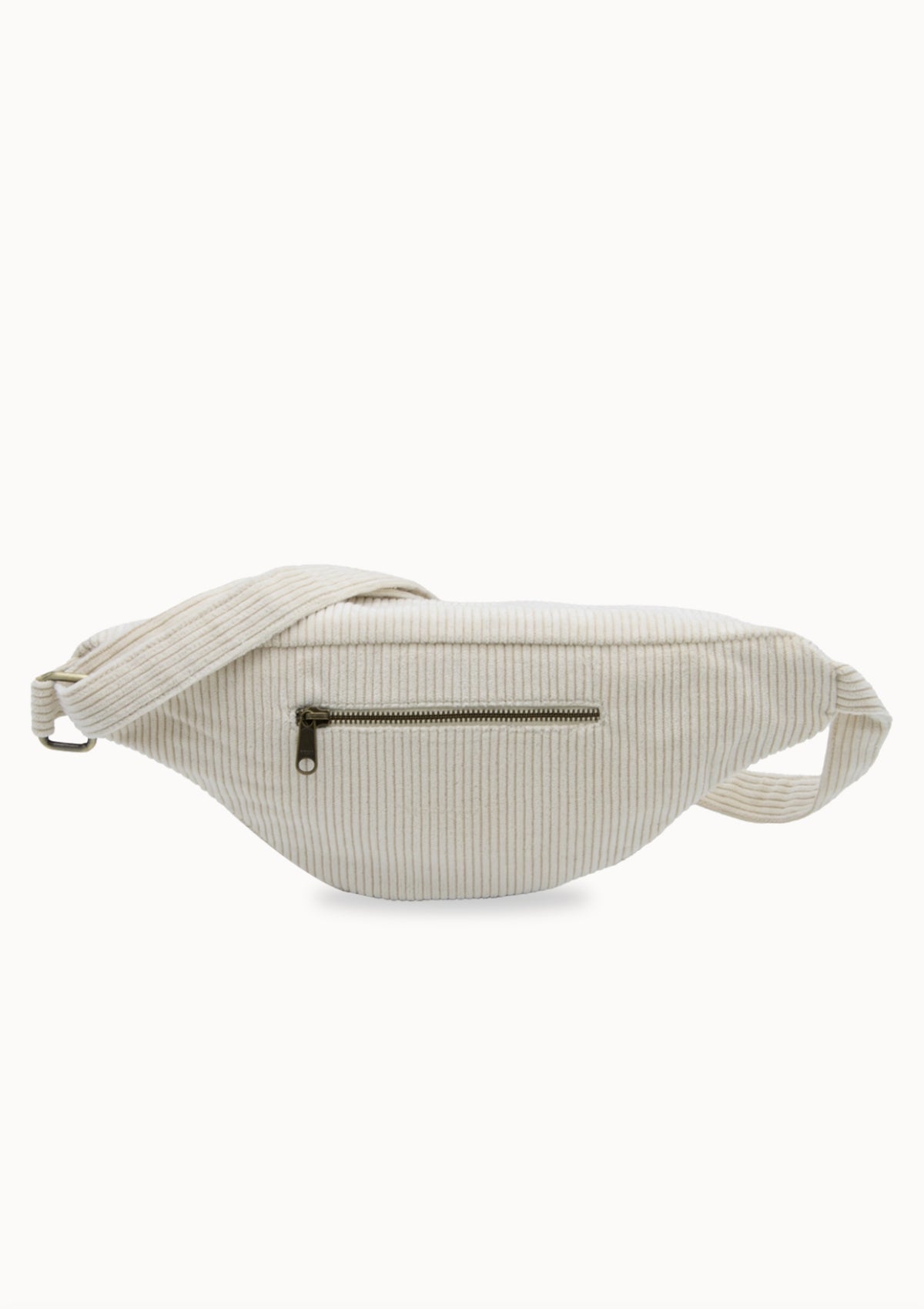 PRÉCOMMANDE, Expédition 5 Oct • HINDBAG SASHA - Sac banane Velours écru