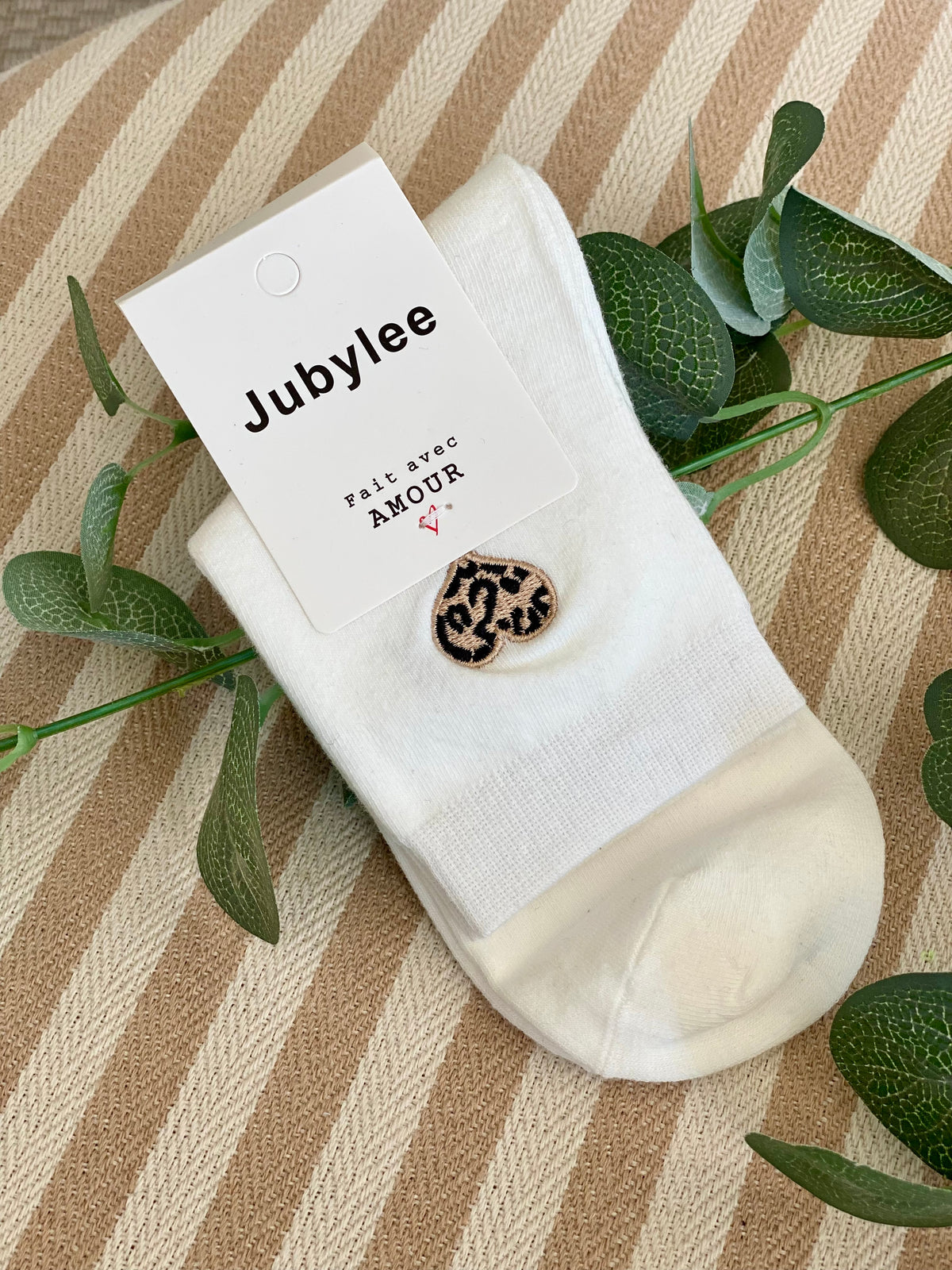 Chaussettes Coeur Léo 🐆 SANDY