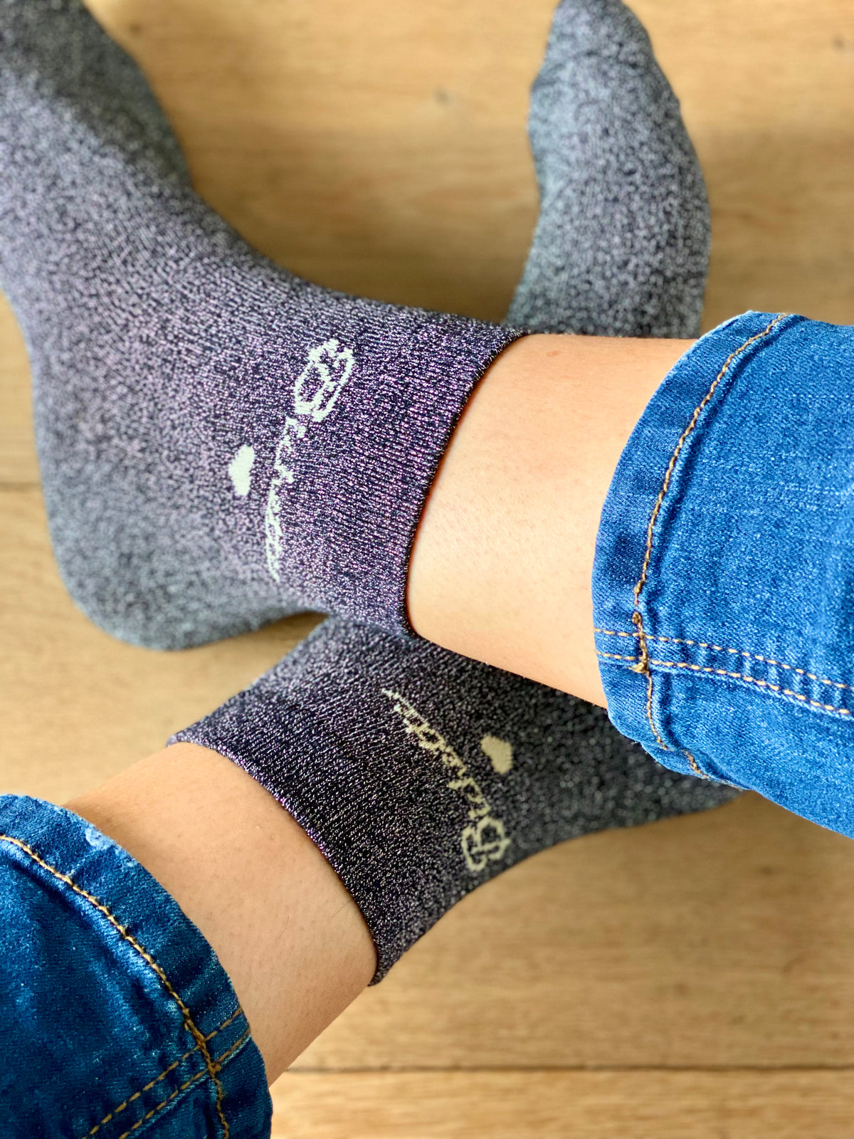 Chaussettes scintillantes glitter ZAHO - Bichette • FIN DE SÉRIE