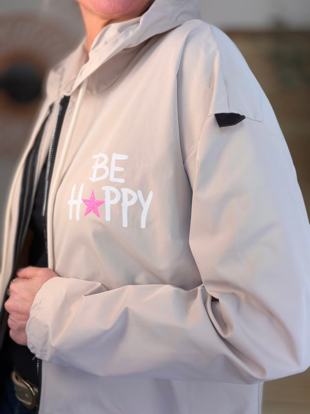 Veste Coupe vent long LESLIE - Beige - FIN DE SÉRIE