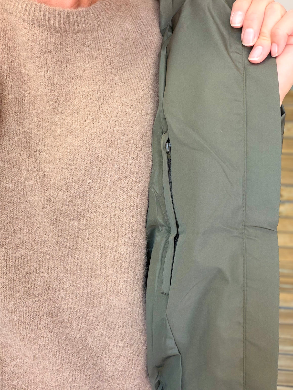 LAURA JO - Imperméable ÉLÉA court - Kaki