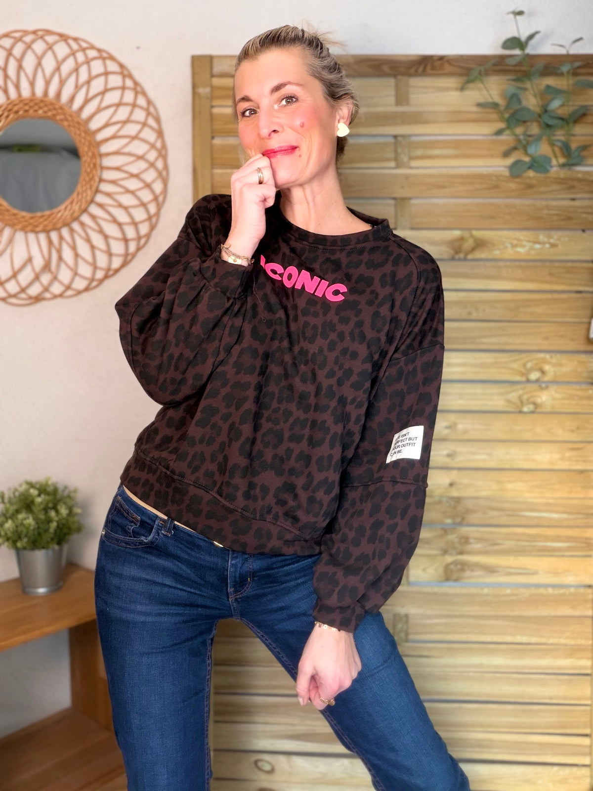 Sweat Léo Choco ICONIC NINON