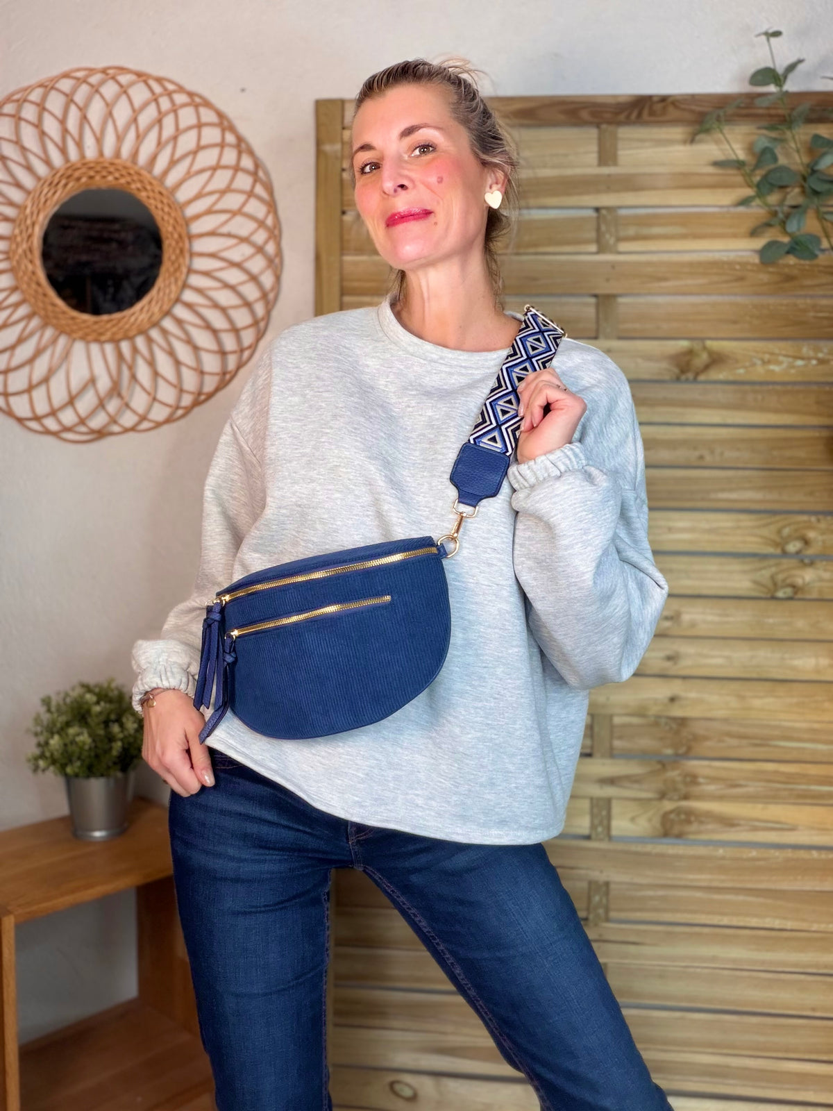 Sweat molleton oversized GOOD VIBES - MIKA