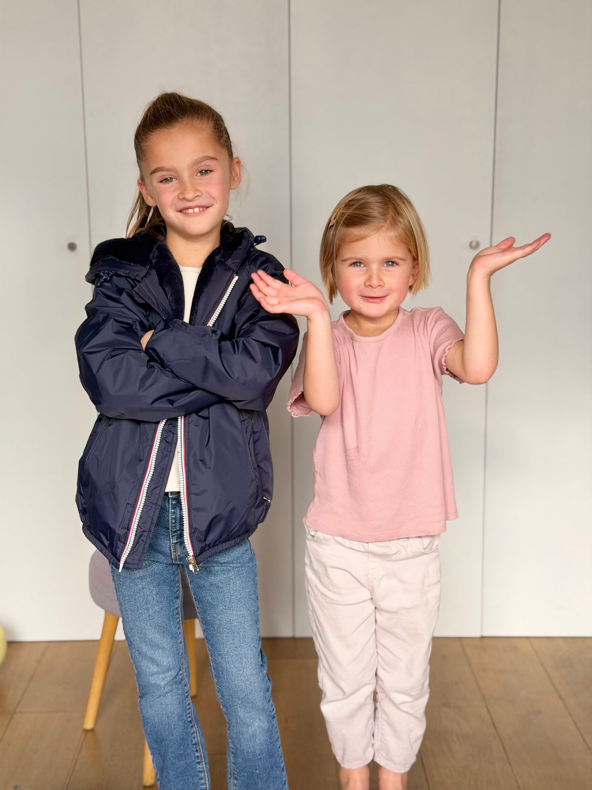 LAURA JO - Parka Imperméable mixte LOUIS.E KIDS fourré - Bleu marine
