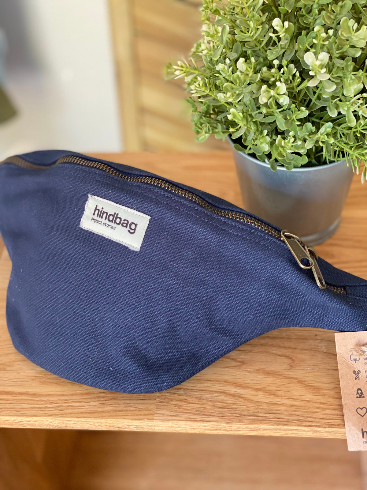 HINDBAG OLIVIA - Sac banane Navy Marine