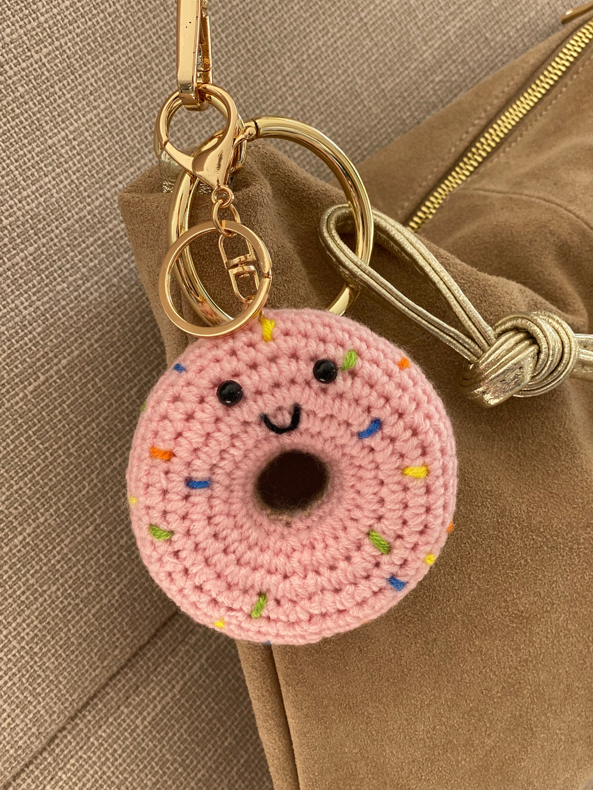 Porte-clefs Grigri en crochet ANATOLE