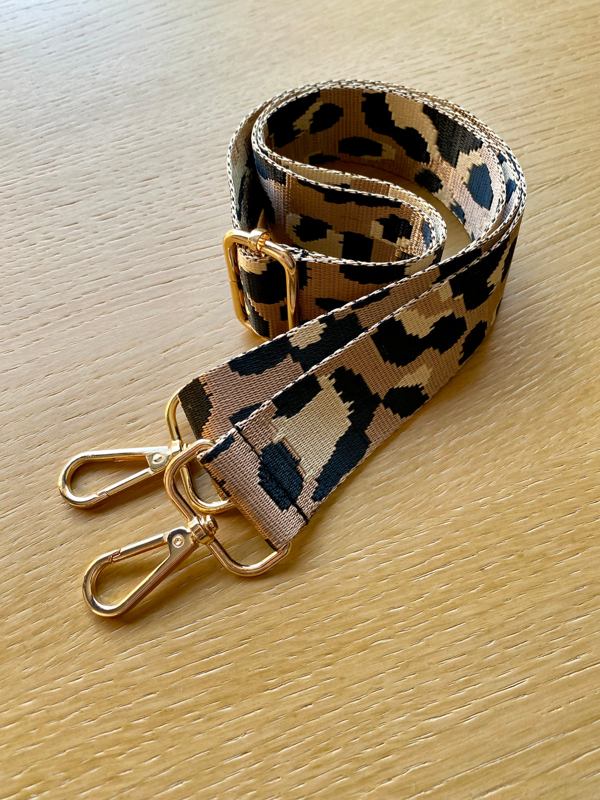 Sangle / Bandoulière léopard  ÉLÉONORE
