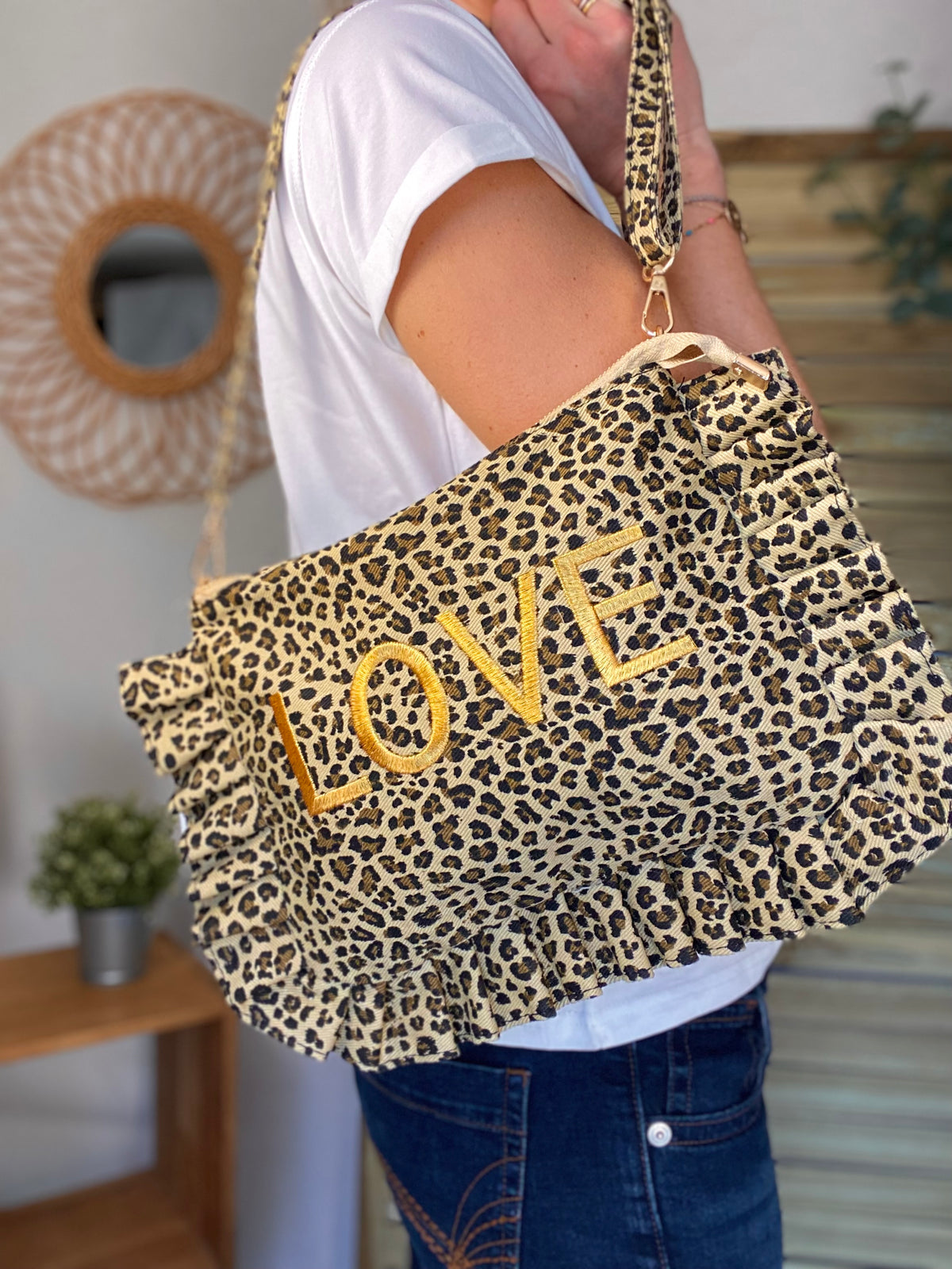 Sac-pochette LOVE (2 coloris)