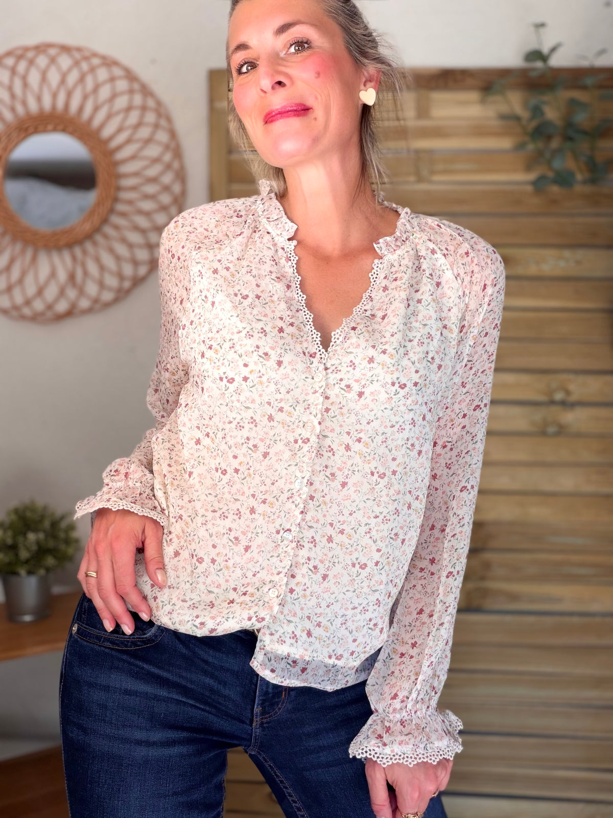 ⚡️ ARRIVAGE - Blouse fluide fleurie DIANE