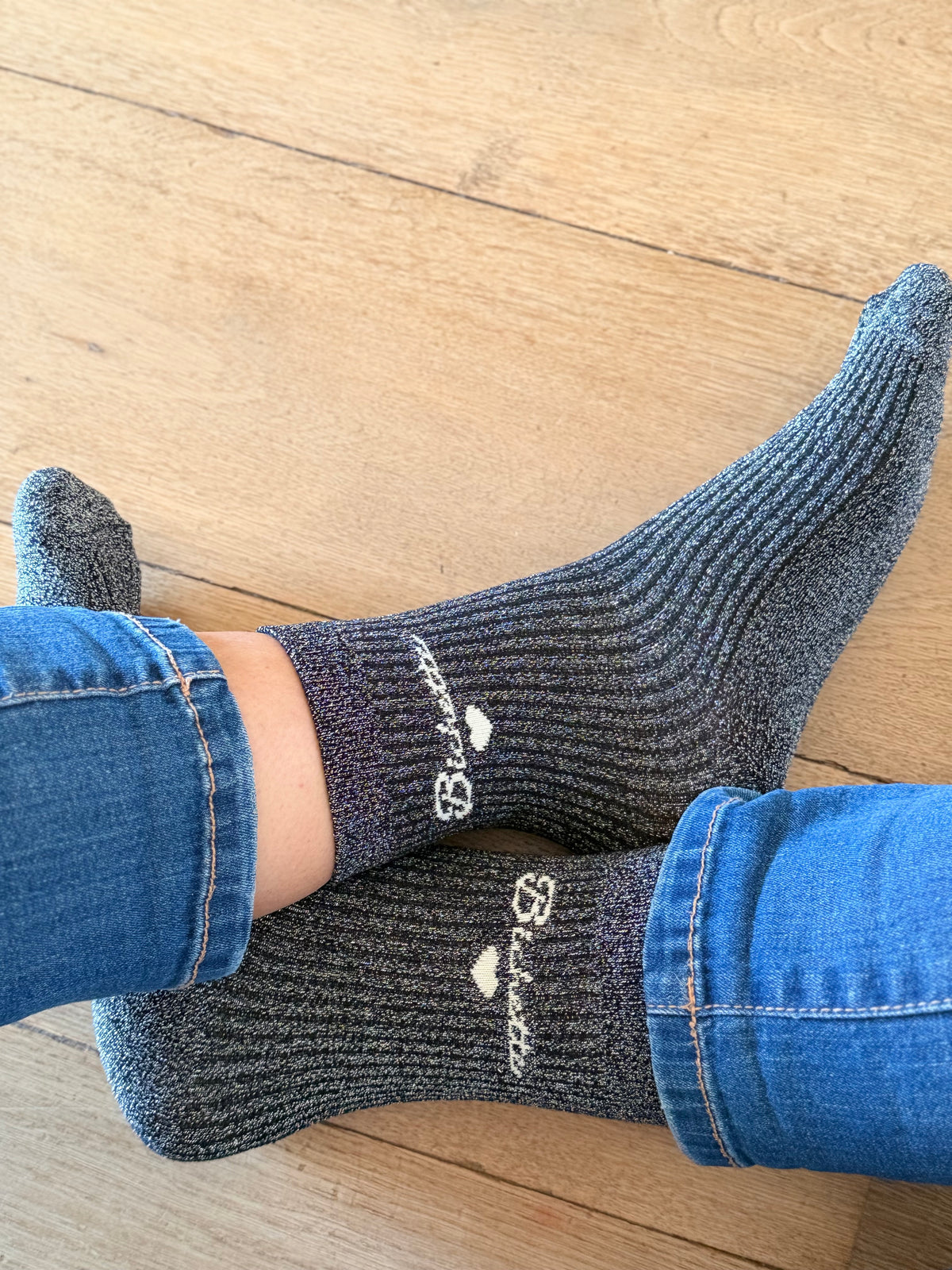 Chaussettes scintillantes glitter ZIA - Bichette • FIN DE SÉRIE