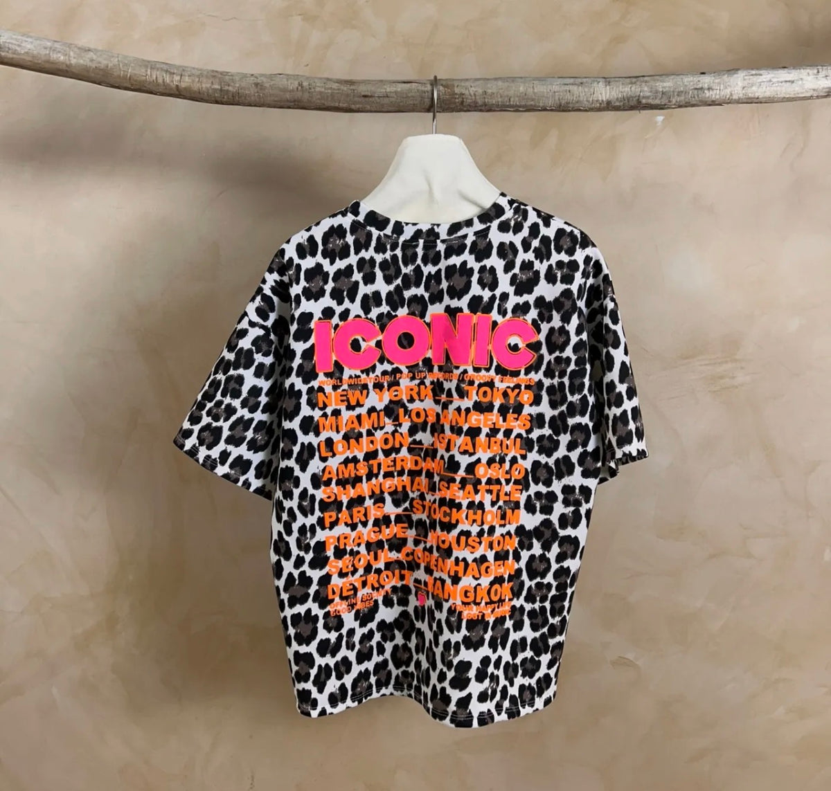 Tee shirt ICONIC matière sweat - THÉA Léo Beige