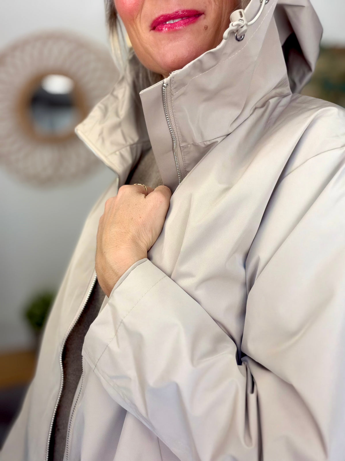 LAURA JO - Imperméable ÉLÉA court - Beige