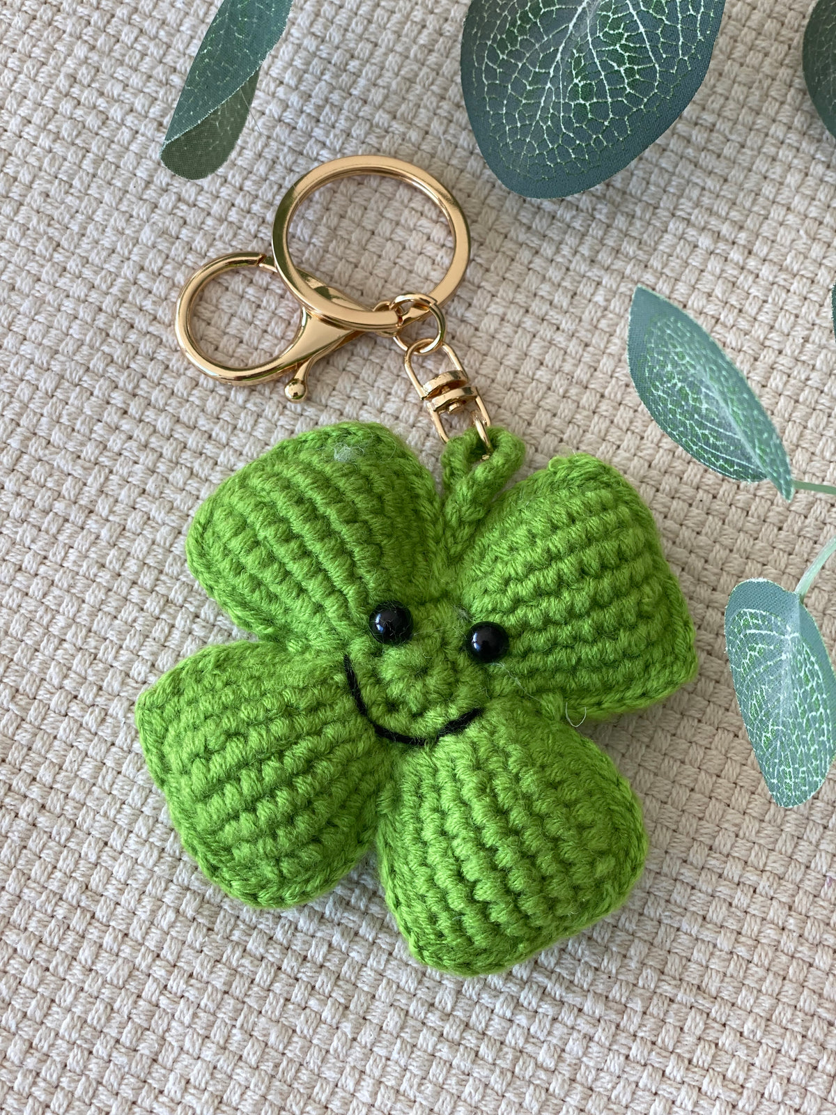 Porte-clefs Grigri en crochet ANATOLE