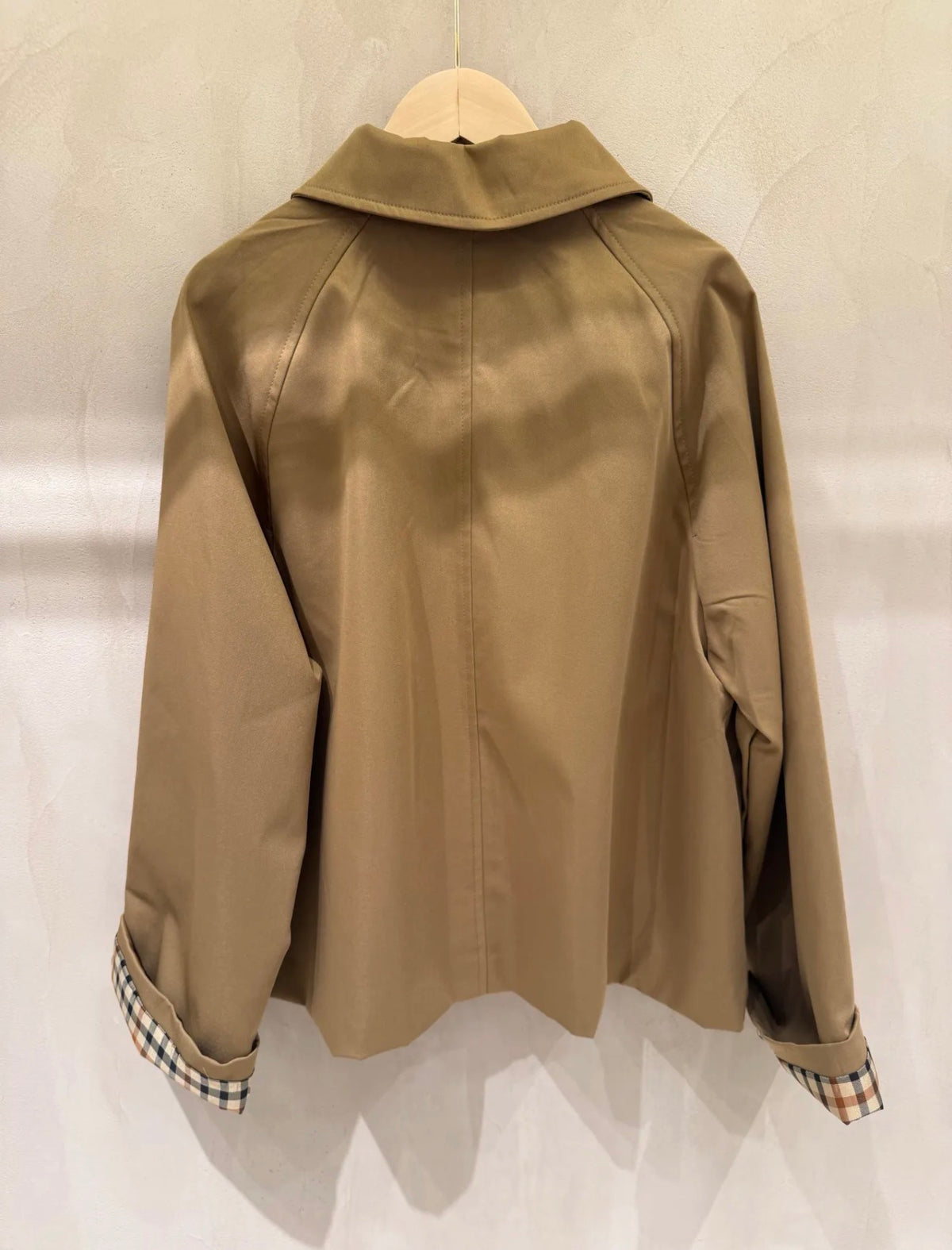 ⚡️ ARRIVAGE • Veste Trench, doublure à carreaux DANA Camel
