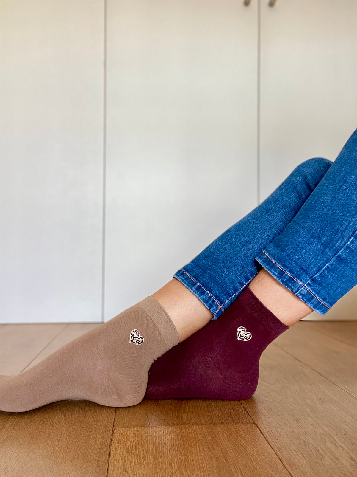 Chaussettes Coeur Léo 🐆 SANDY