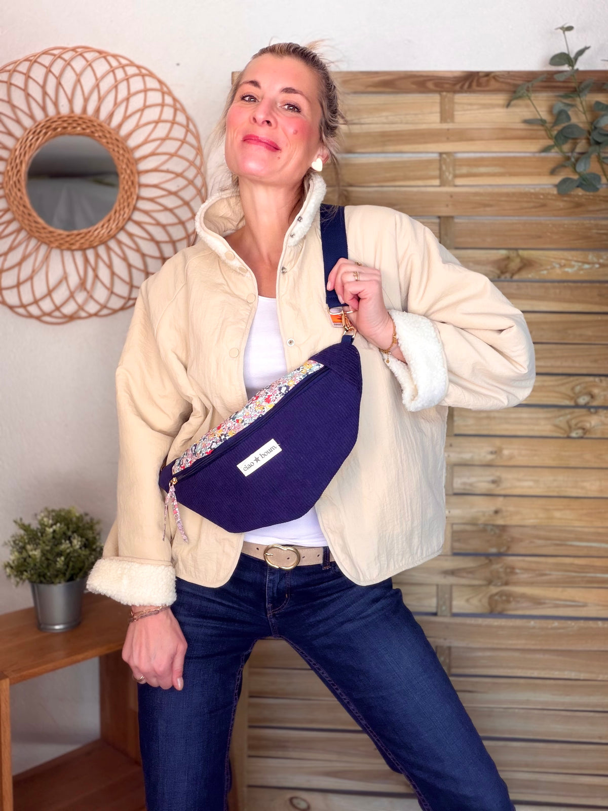 Sac banane Ciao Boum - IVY Liberty - Bleu marine