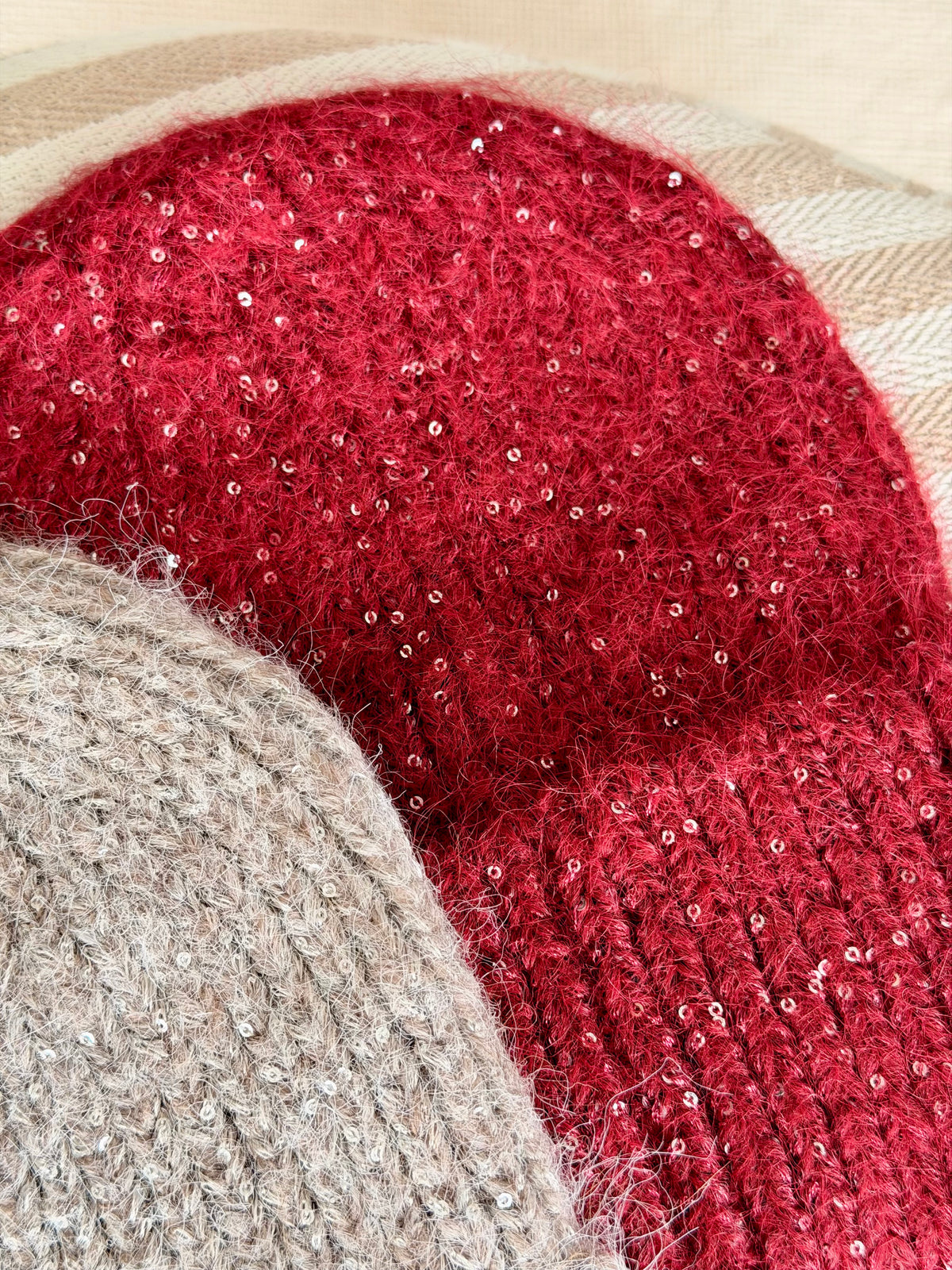 Bonnet en laine avec sequins ÉLOI - FIN DE SÉRIE
