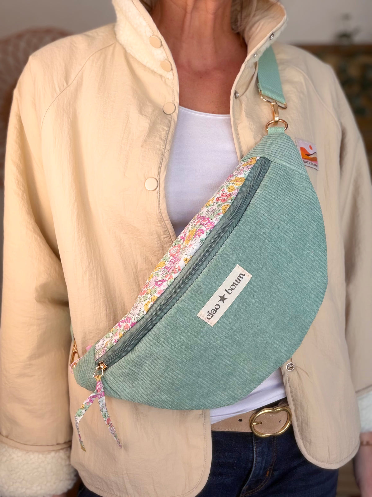 Sac banane Ciao Boum - IVY Liberty - Vert d’eau