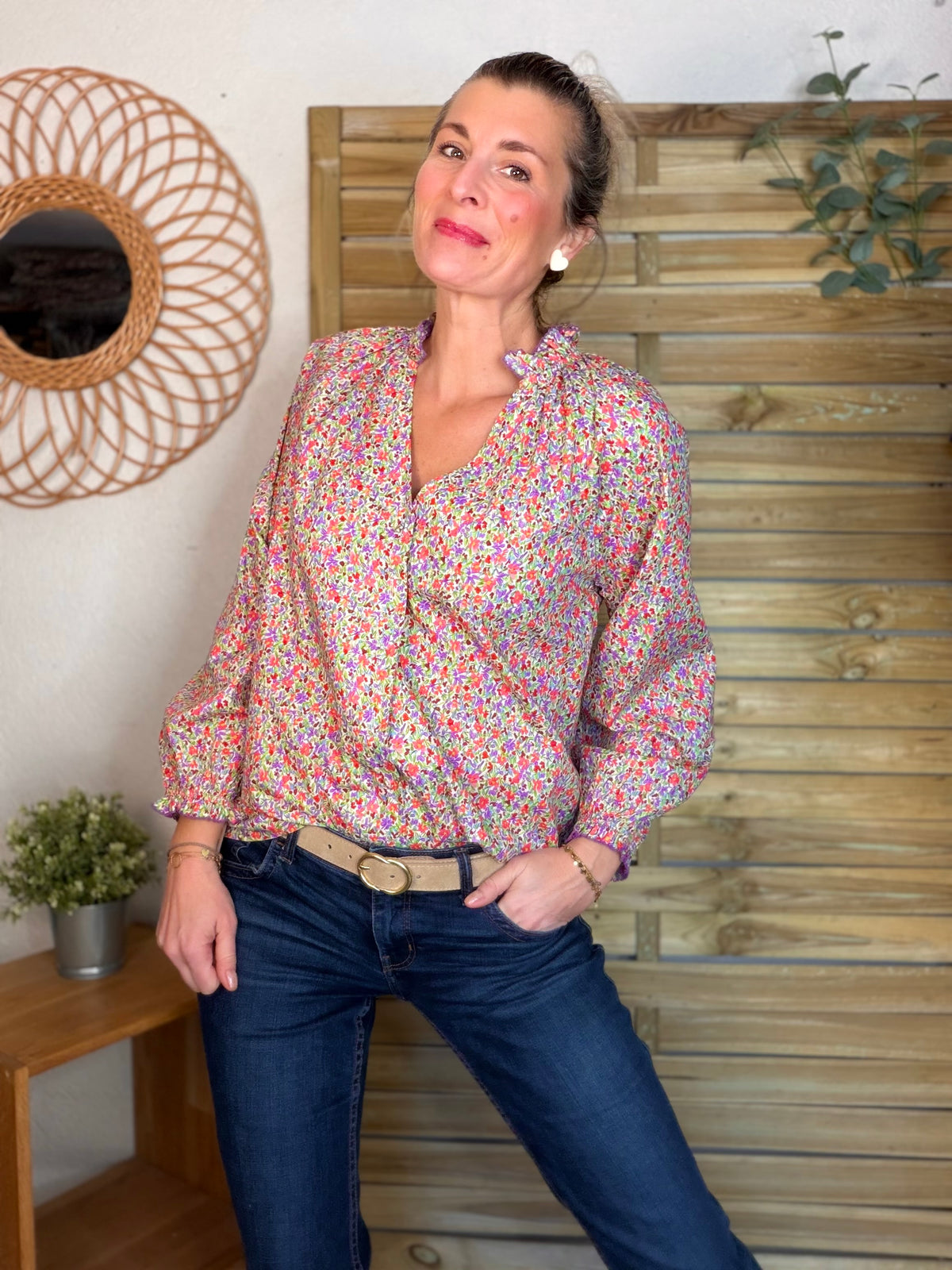 Chemise Liberty FLORA - FIN DE SÉRIE