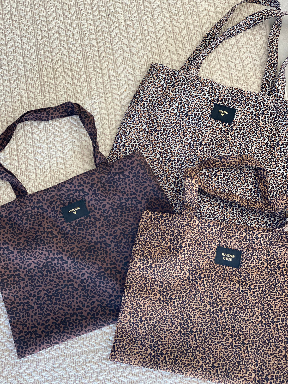 Tote bag LOLA - Motif Léopard 🐆