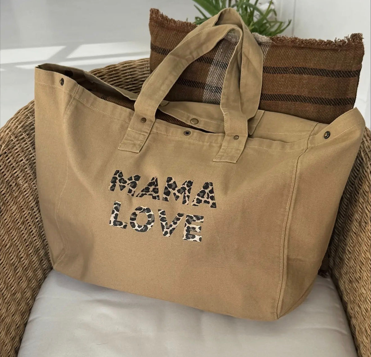 Sac week end MAMA LOVE Sable - Marcel et Lily
