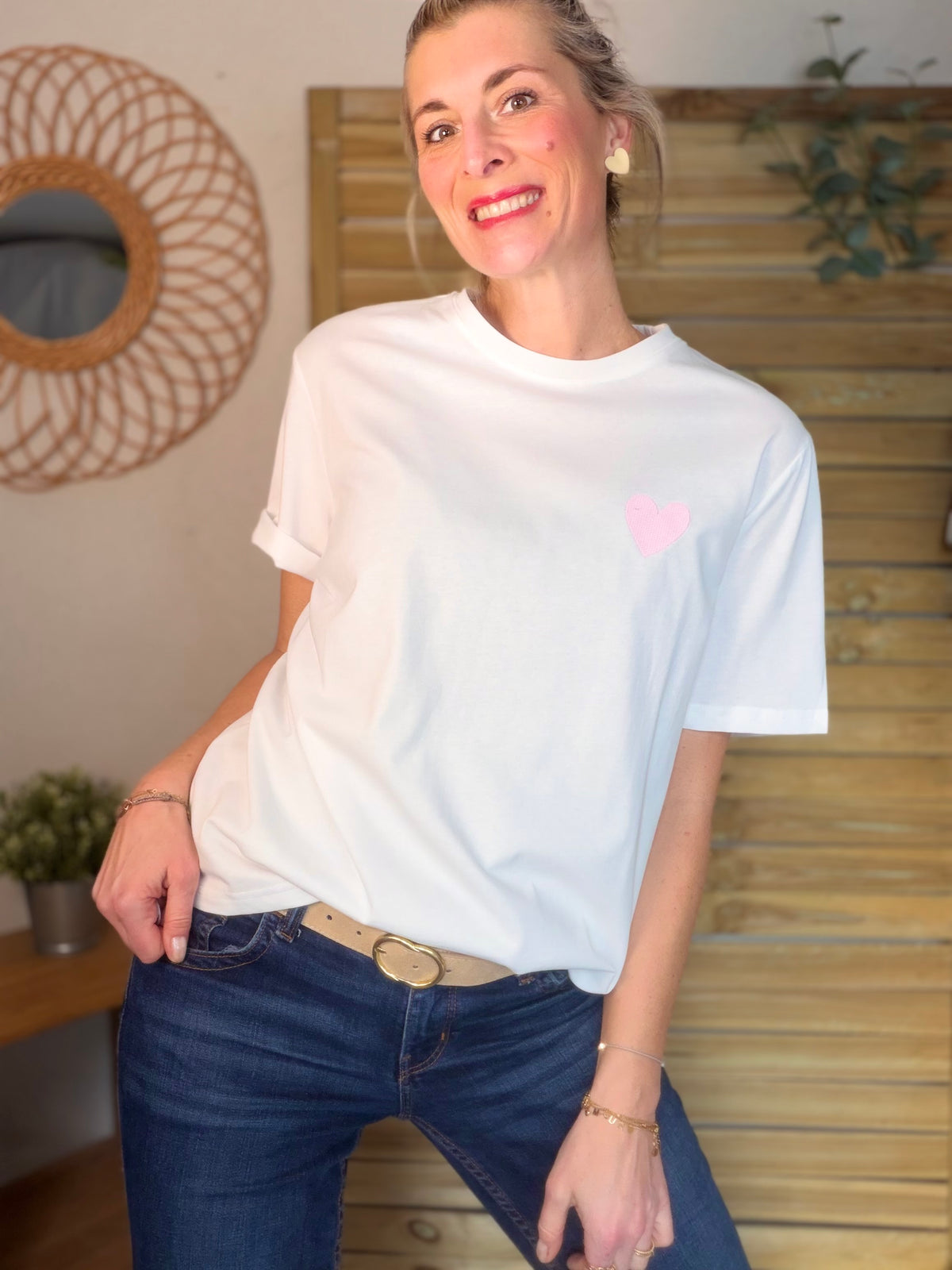 Tee shirt I HOPE SOMETHING GOOD HAPPENS TO YOU TODAY - MORAG - FIN DE SÉRIE