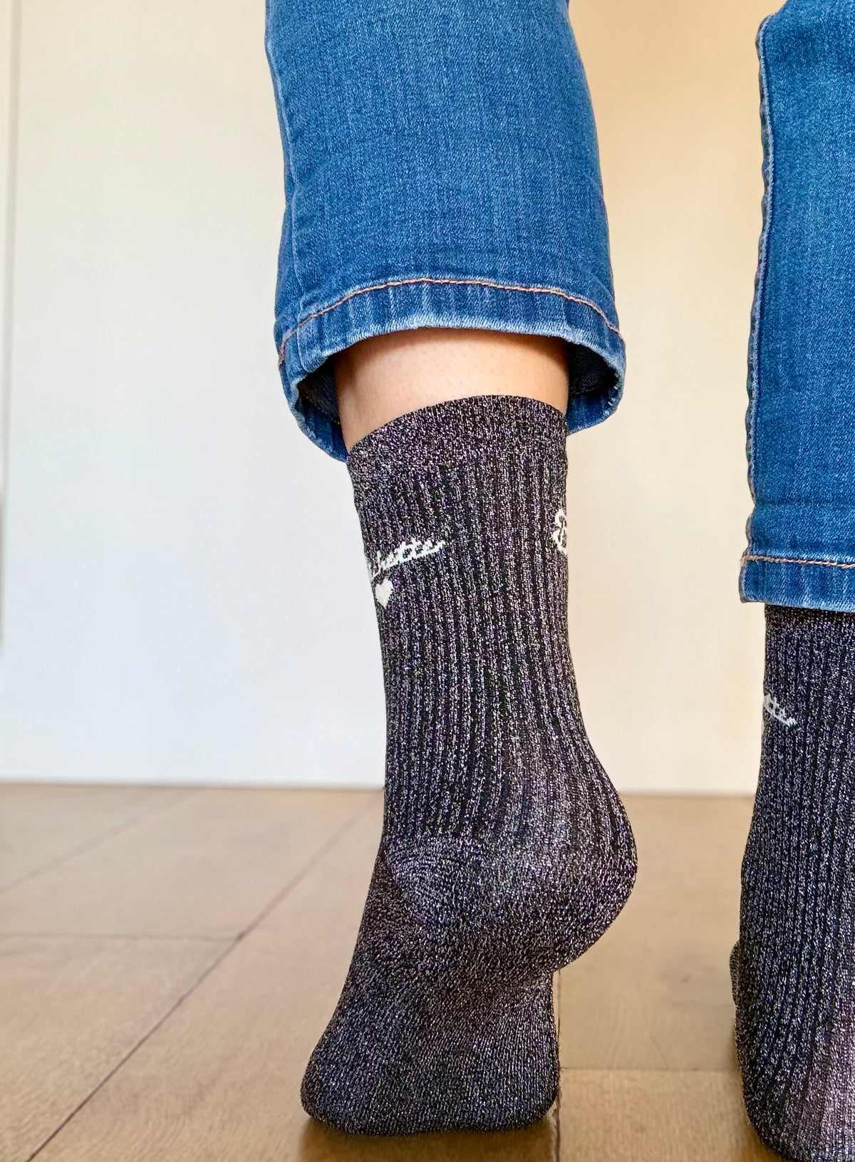 Chaussettes scintillantes glitter ZIA - Bichette • FIN DE SÉRIE