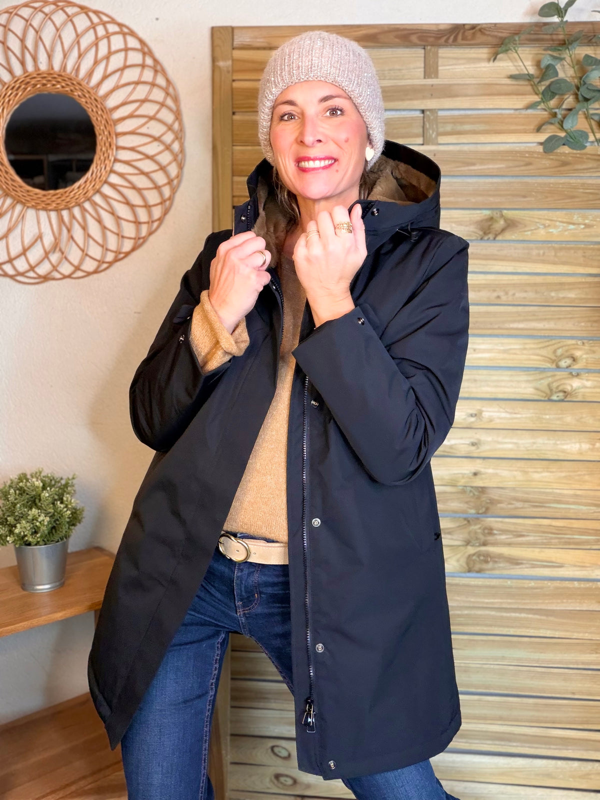 Bonnet en laine avec sequins ÉLOI - FIN DE SÉRIE